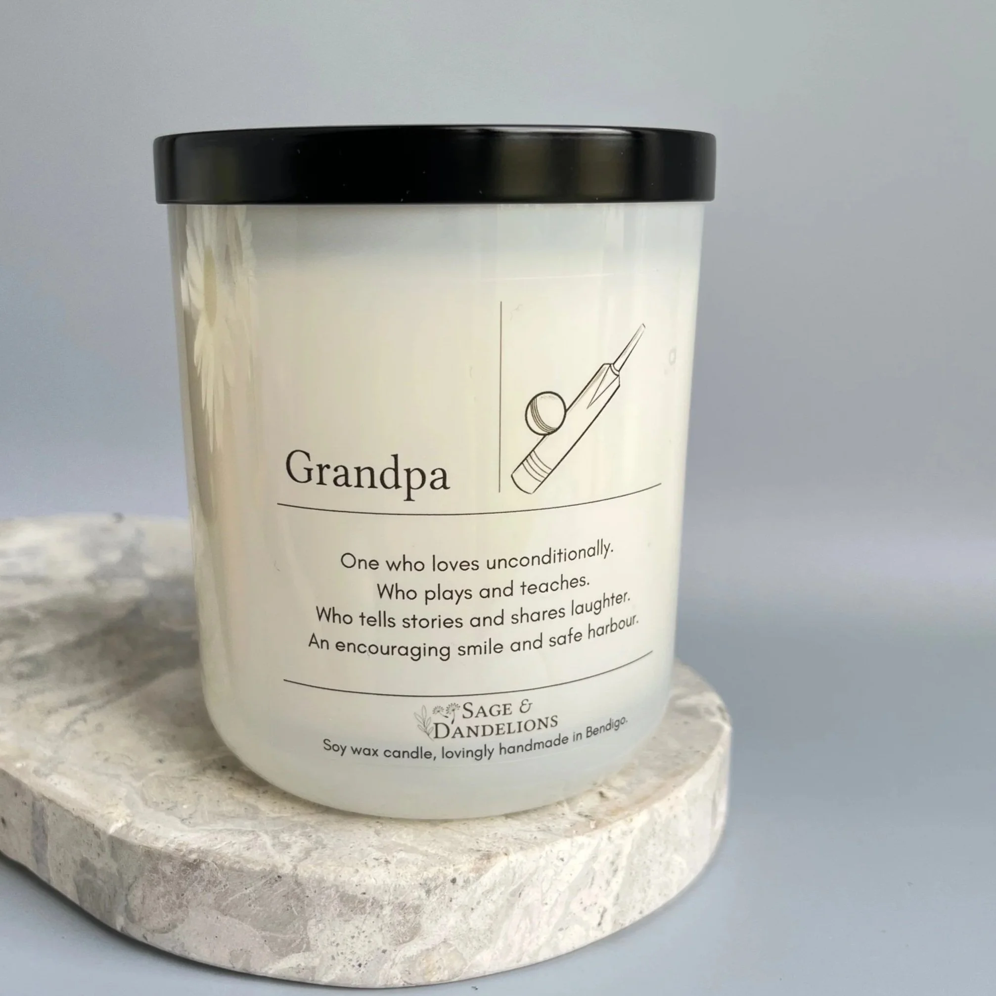 Grandpa – Scented Soy Candle | Handmade in Bendigo