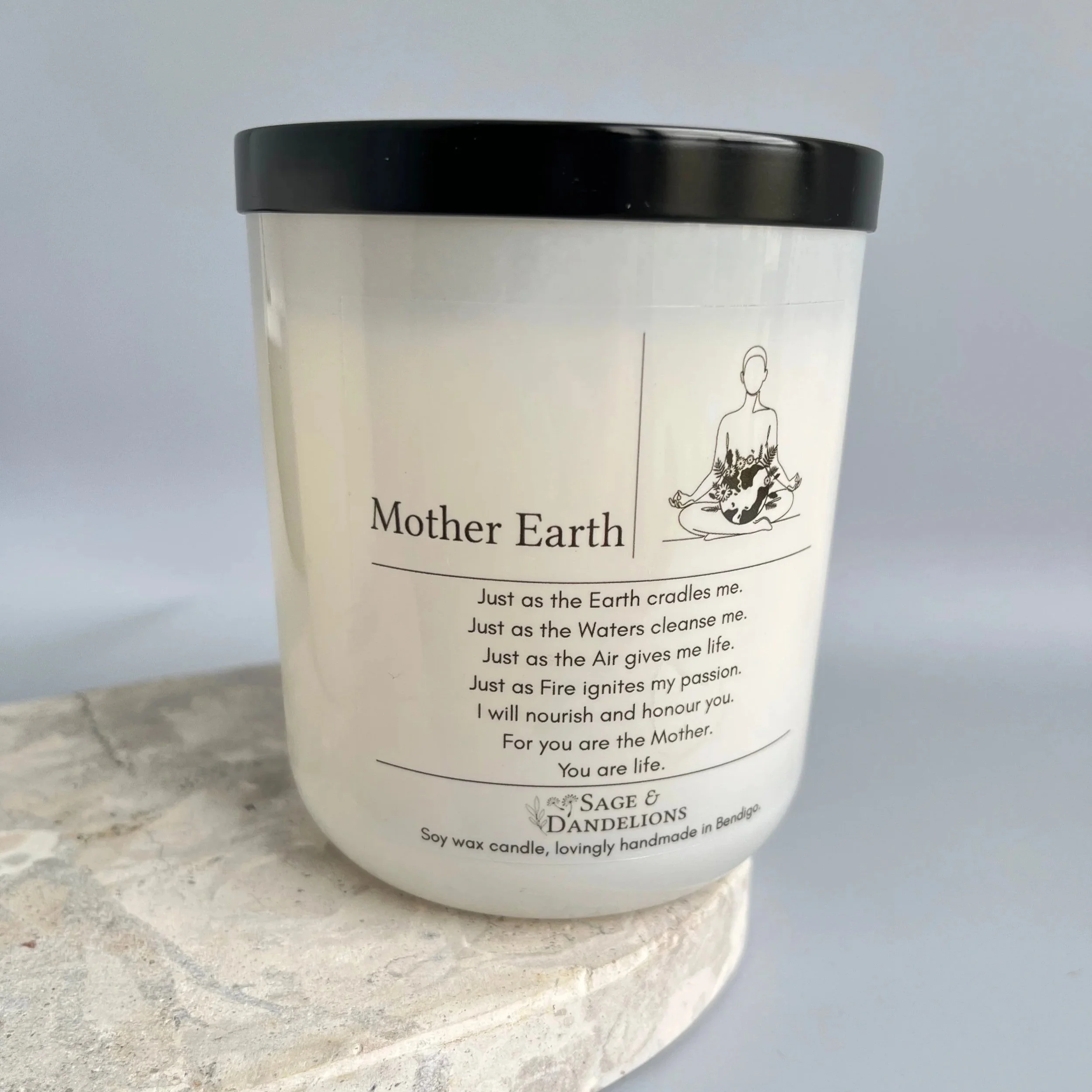 Mother Earth – Scented Soy Candle | Handmade in Bendigo