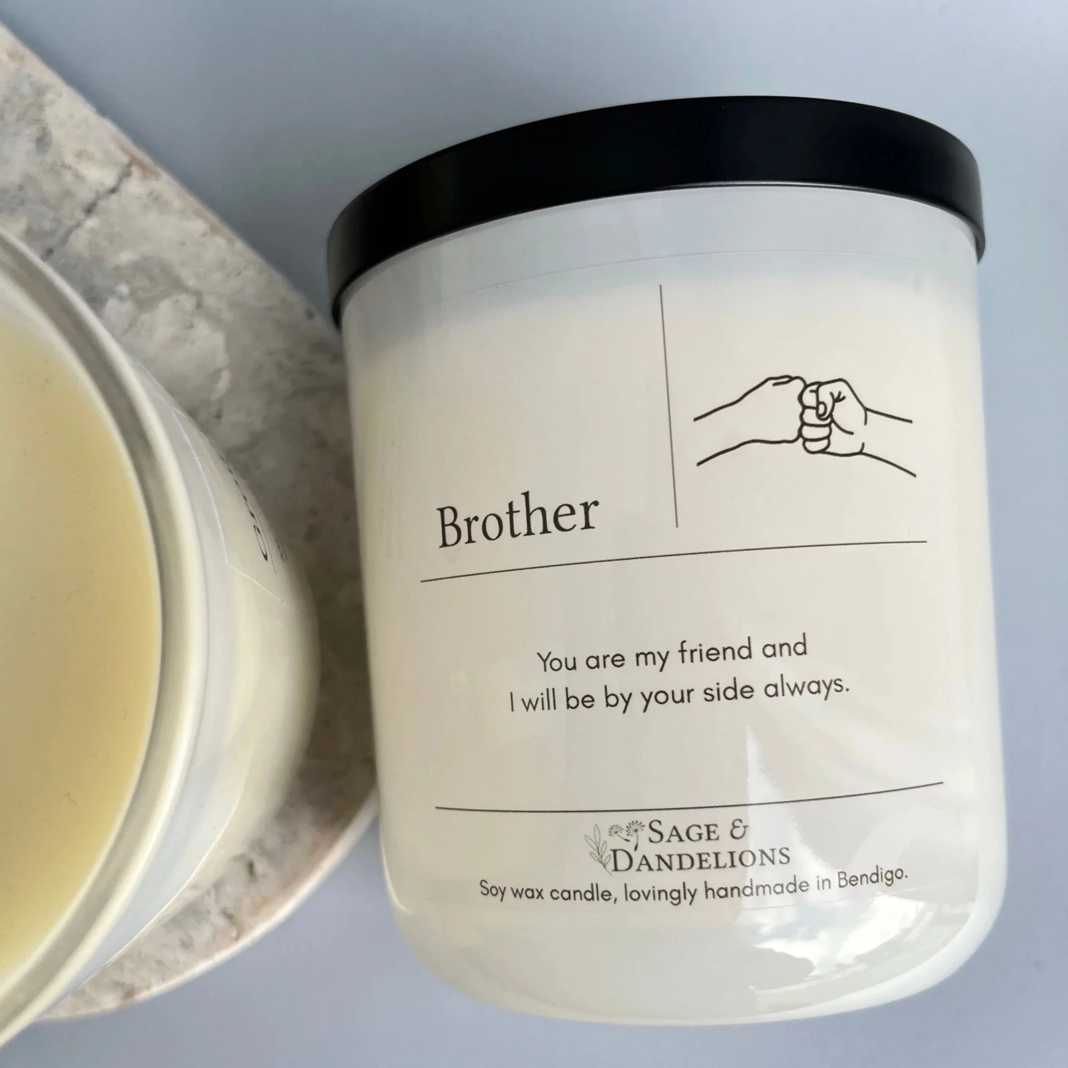 Brother – Scented Soy Candle | Handmade in Bendigo