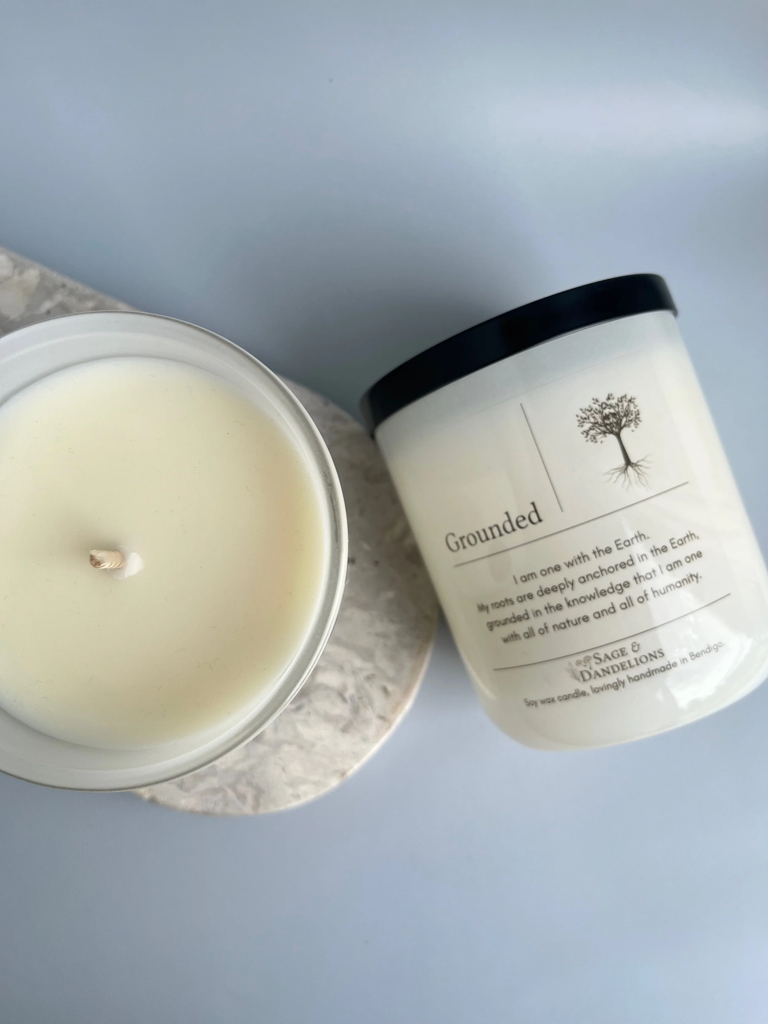 Grounded – Scented Soy Candle | Handmade in Bendigo