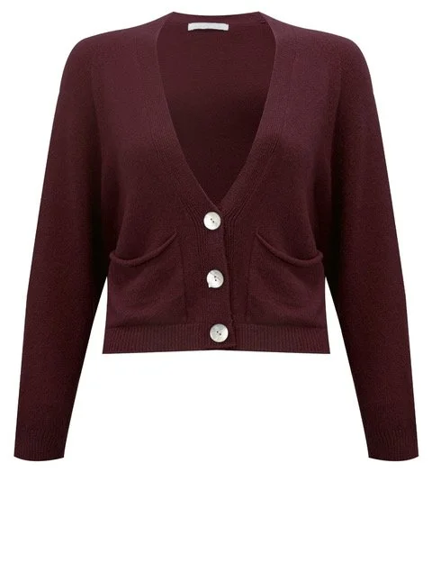 Pookie Cropped M Supersoft Knit Cardigan Mulberry.jpeg