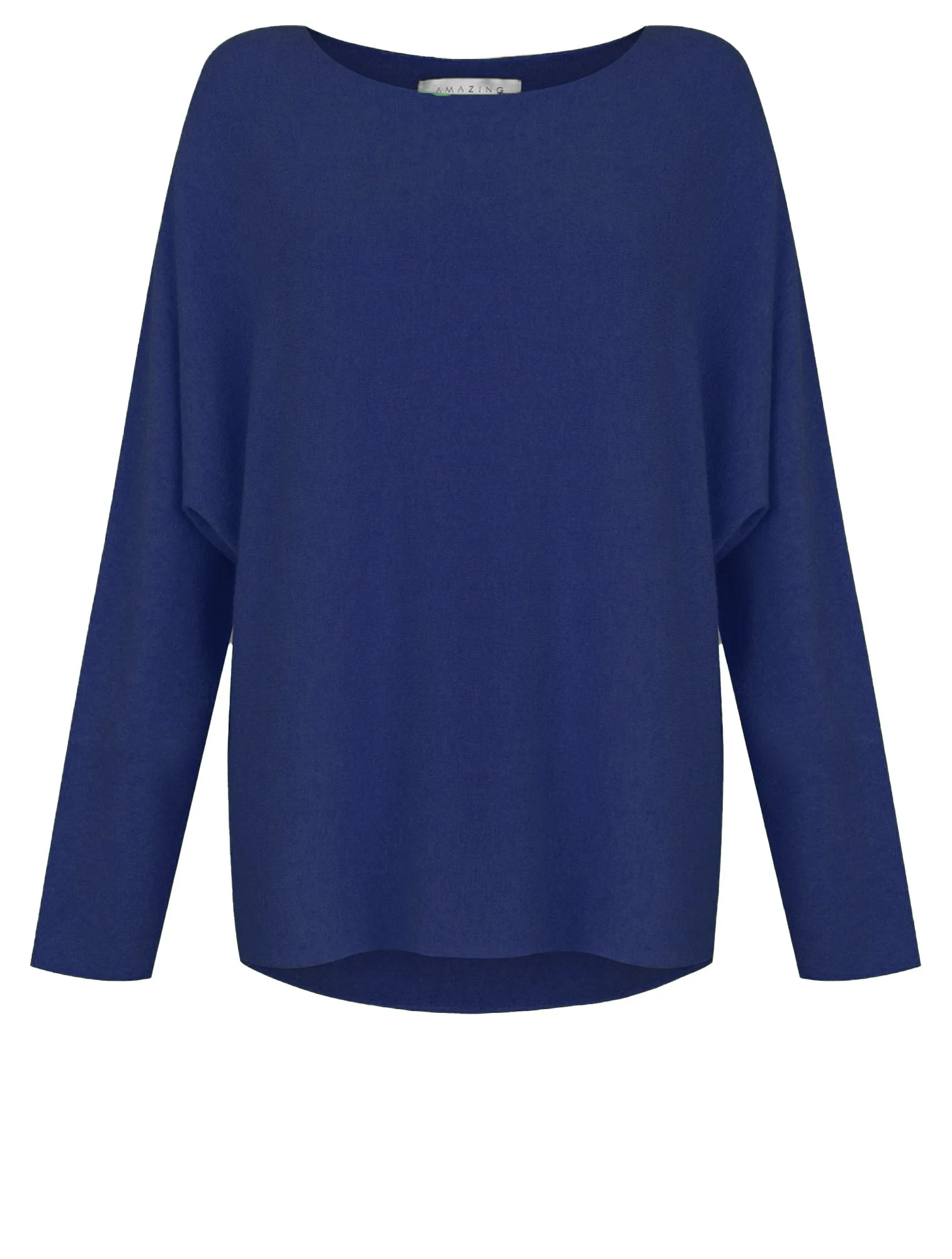 Mya Round Neck Lightweight Supersoft Knit Light Navy.JPG
