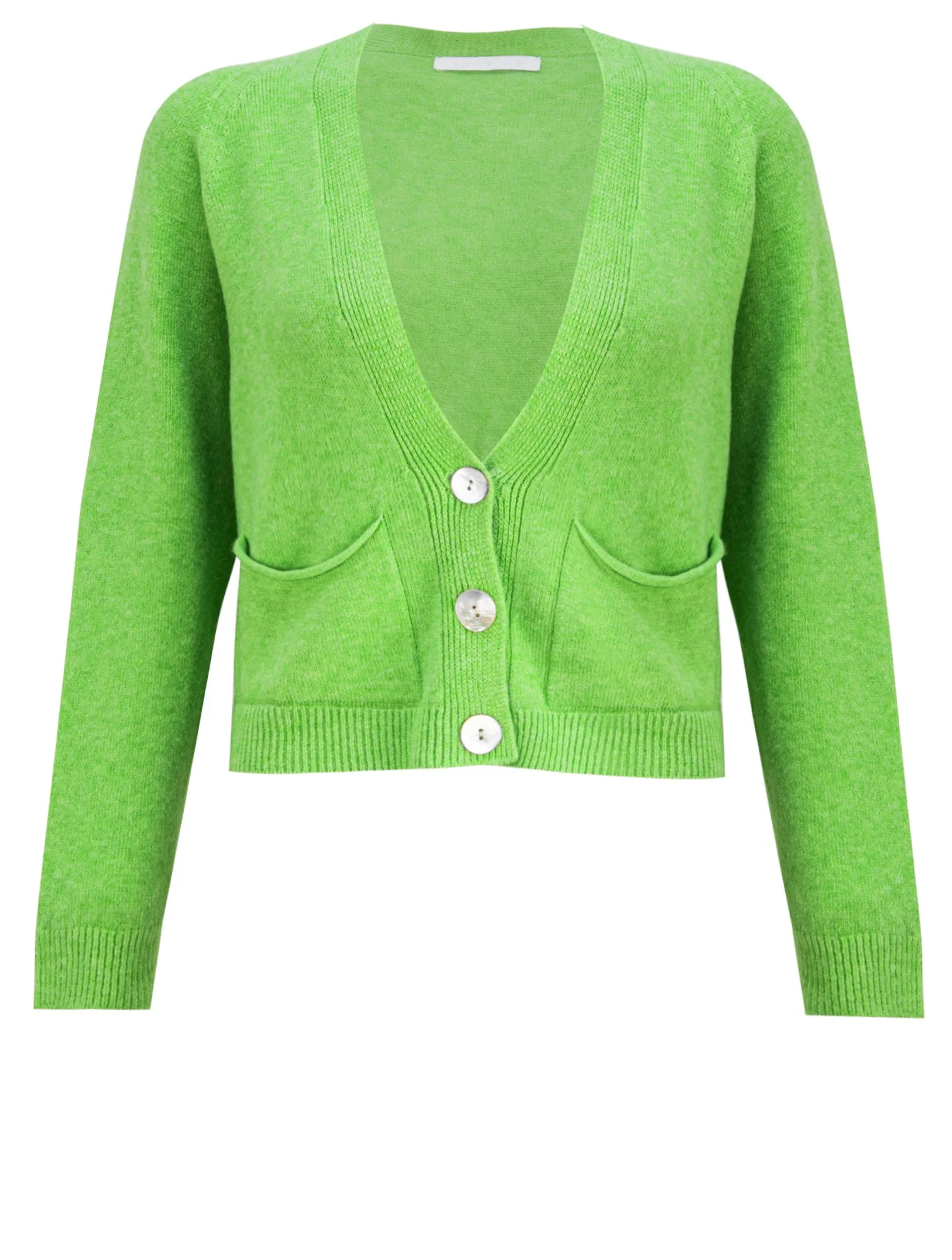 Amazing Woman Pookie Crop Cardigan in Summer Green