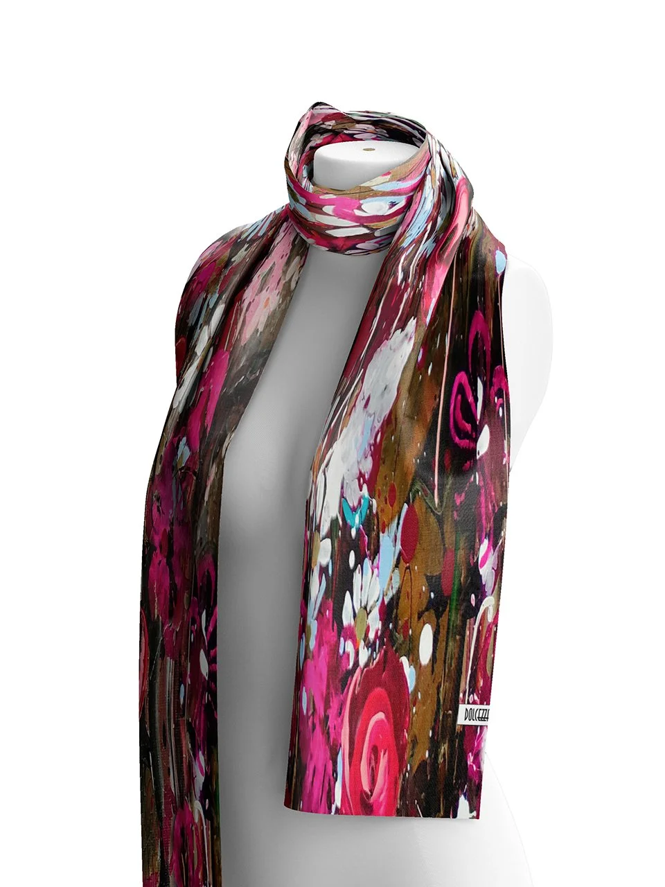 Dolcezza Scarf by Angie Write in Wild Rose