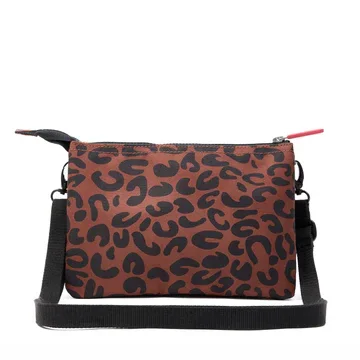 Roka Carnaby XL Crossbody Bag in Scarlet Leopard