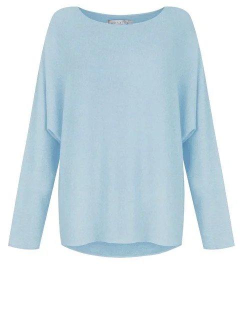 Mya Round Neck Lightweight Supersoft Knit (Crystal Blue).JPG