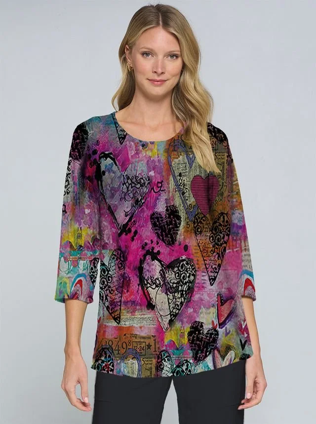 Et Lois Fiona Top in Hearts
