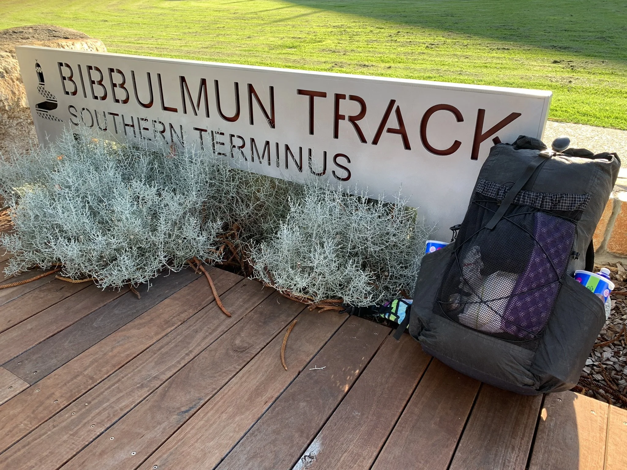 Bibbulmun Track terminus, start.