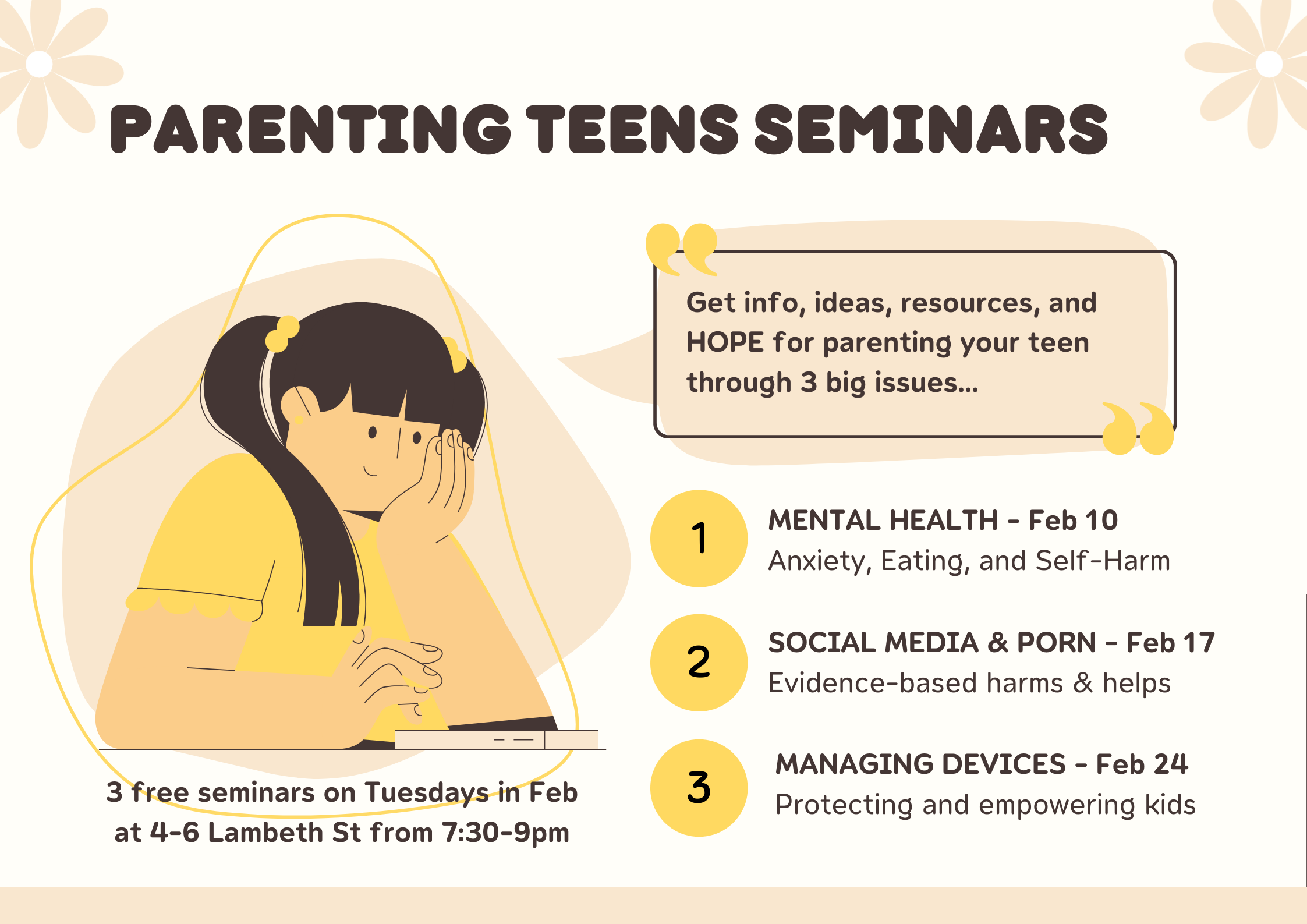Parenting Teens through Mental Health