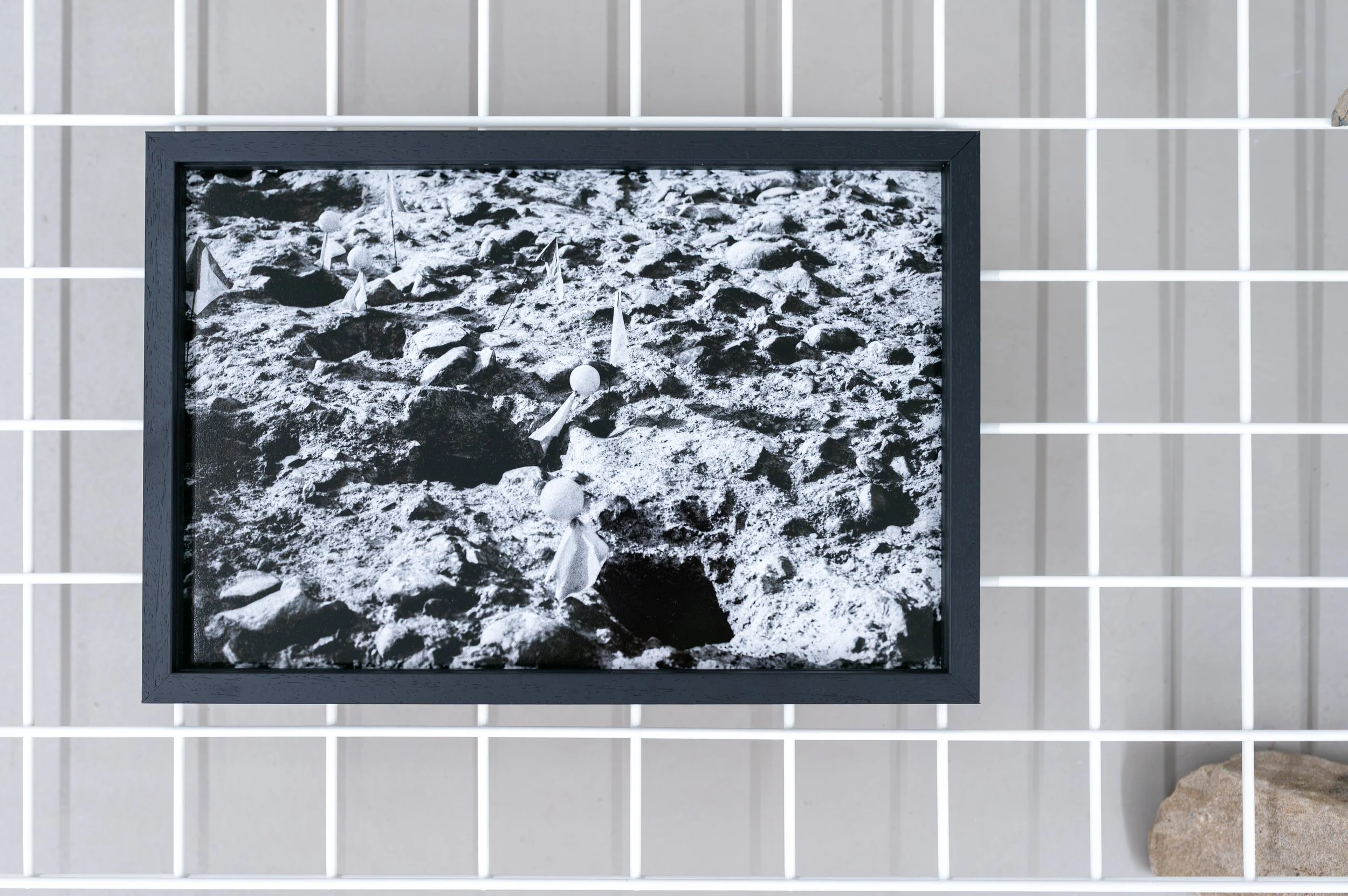 Christopher Steenson,  Cnocán an Chuig (postholes) , 2026, pigment print on archival photo paper, 38 x 25.3 cm (unframed). Edition of 3 + 1AP. Photo: Paola Bernardelli. 