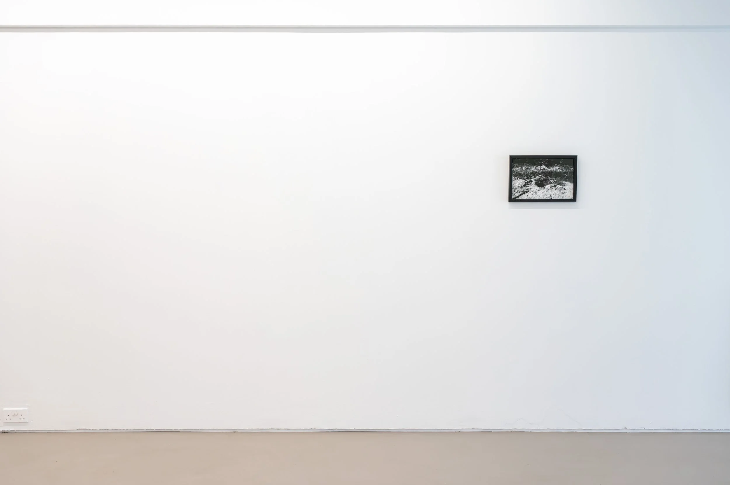 Christopher Steenson,  All I see is the present , 2026. Installation view, CCA Derry~Londonderry. Photo: Paola Bernardelli. 