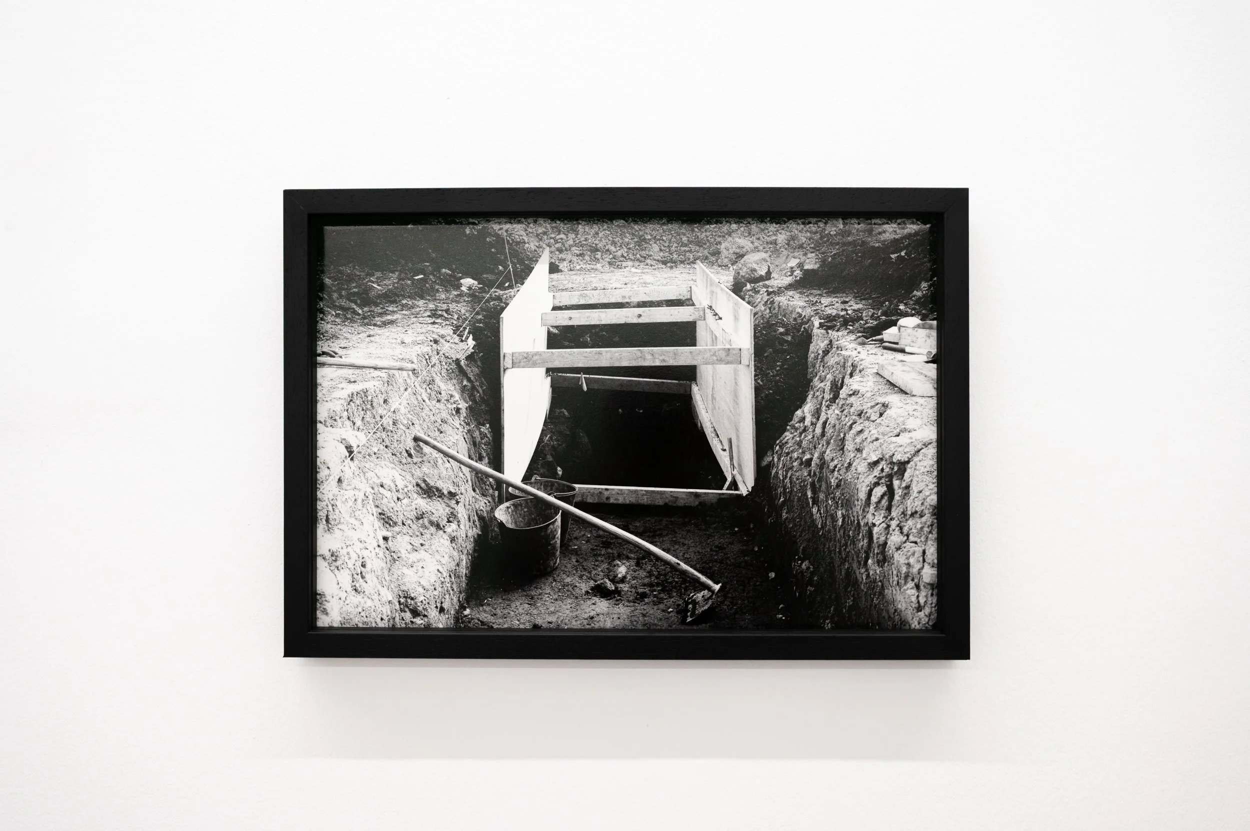 Christopher Steenson,  Cnocán an Chuig (test trench) , 2026, pigment print on archival photo paper, 38 x 25.3 cm (unframed). Edition of 3 + 1AP. Photo: Paola Bernardelli. 