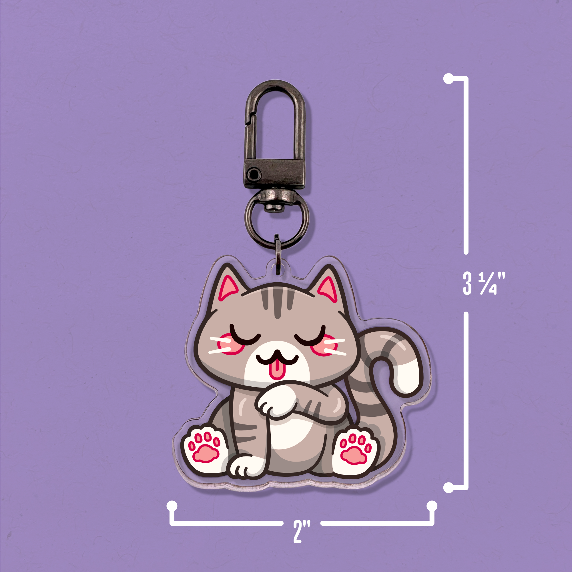 Grey White Keychain.png