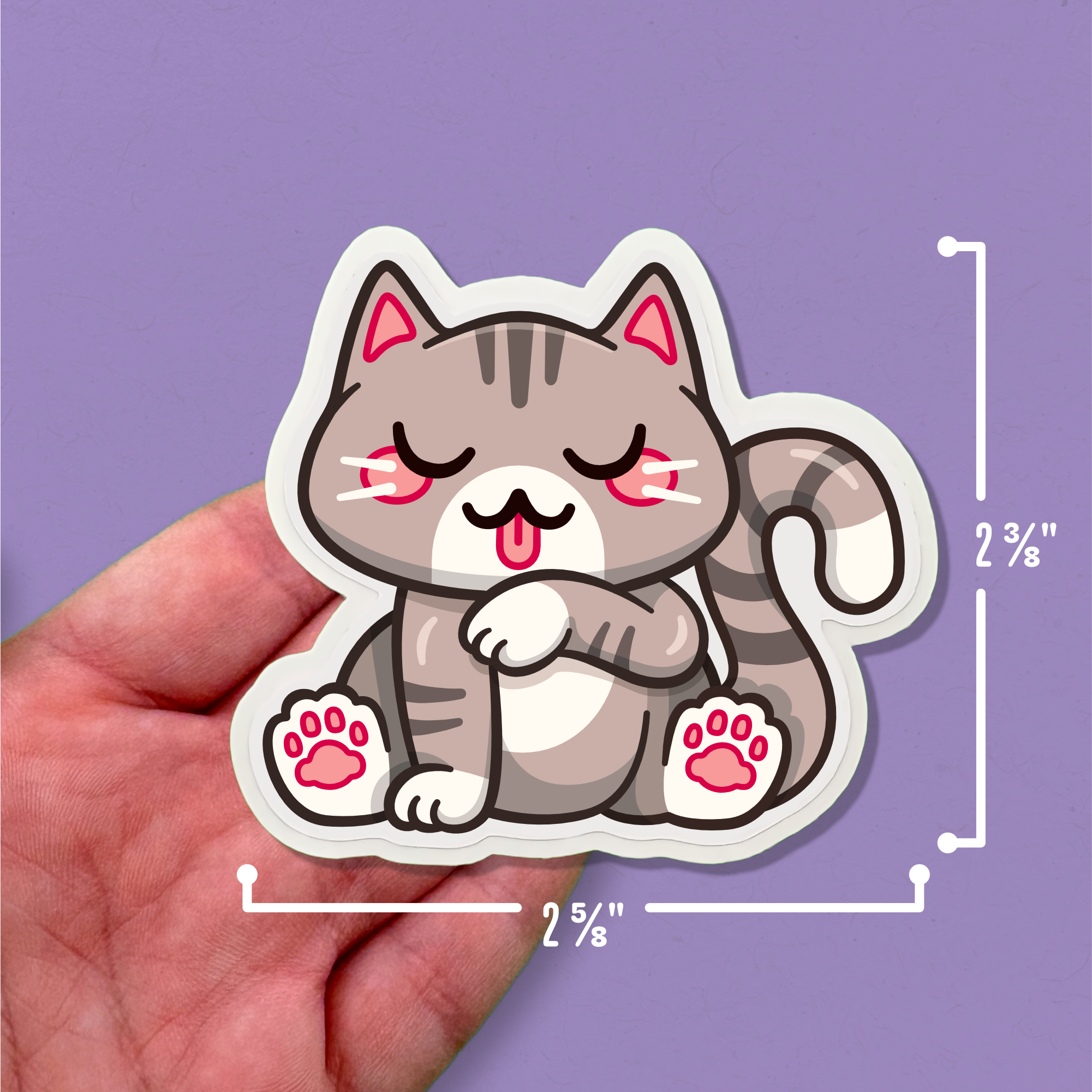 Grey White Sticker.png