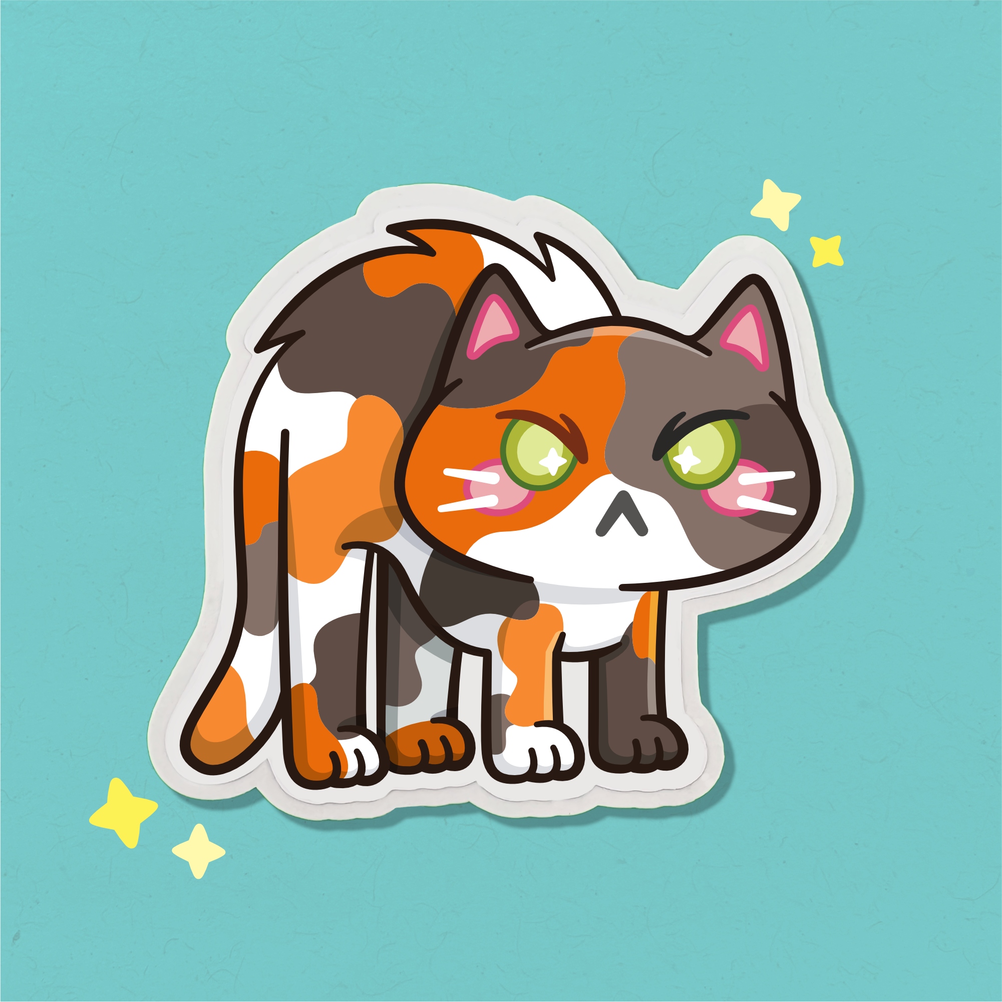 Calico Sticker