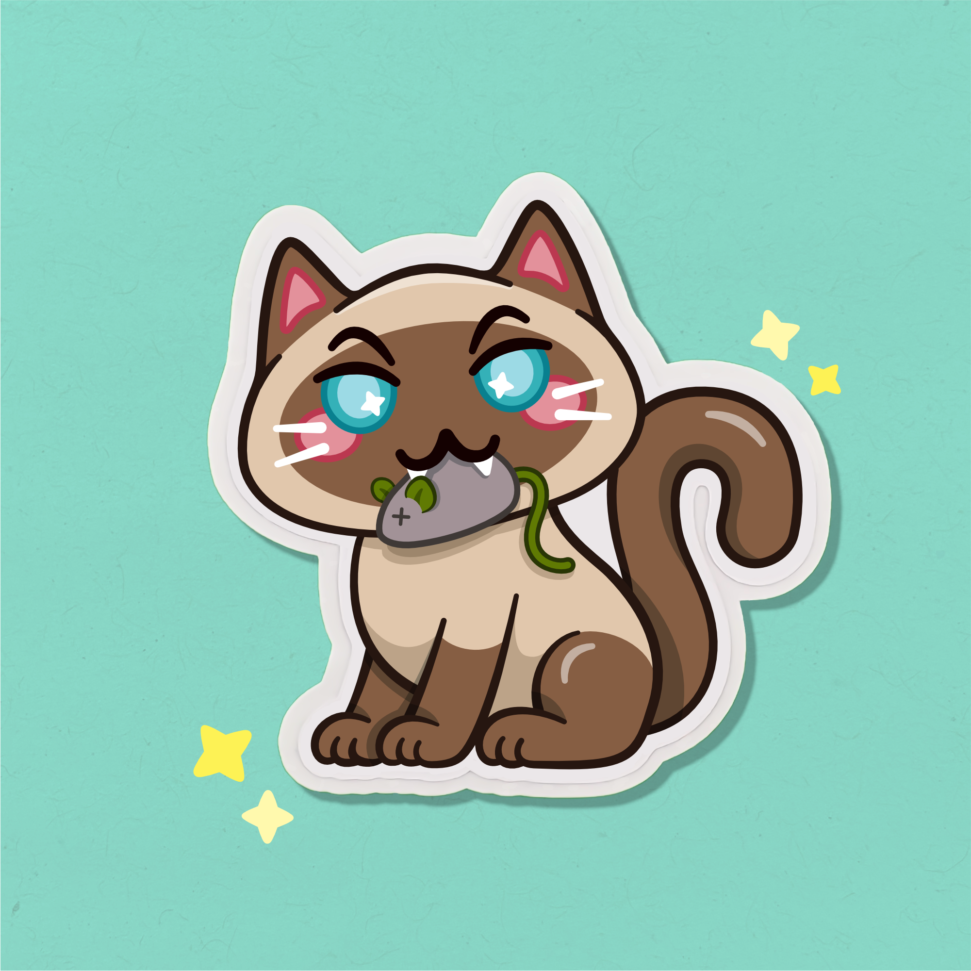 Siamese Sticker