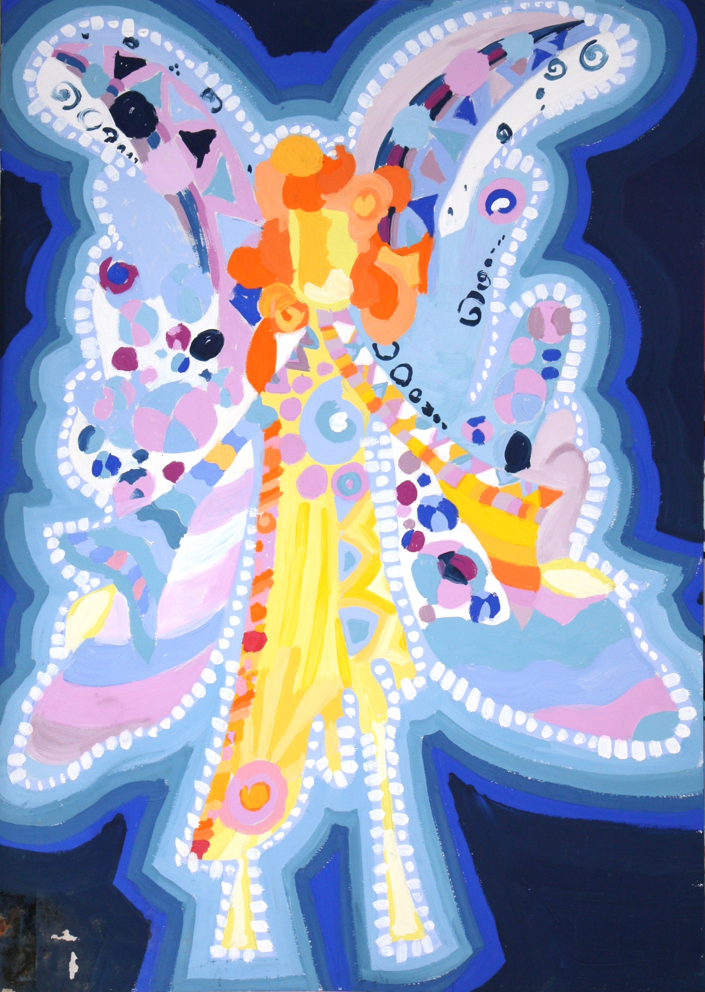 Nata Gritsenya (née Karassyova) - Angel, c. 2013, gouache, 74x50 cm.jpg