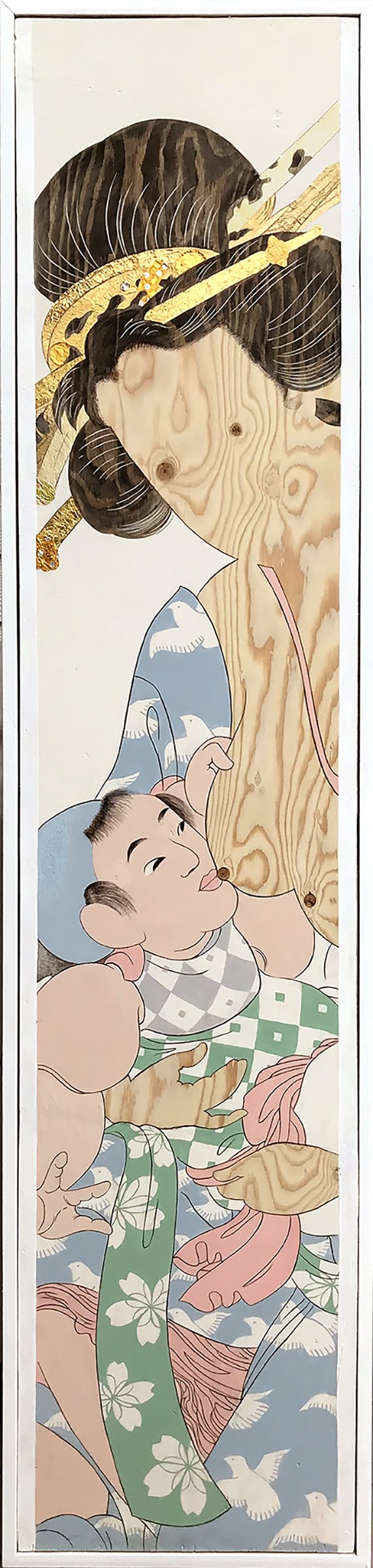 LCharters_From The Missing Women_Missing Mothers Series, Utamaro's Muse Nursing Child.jpg