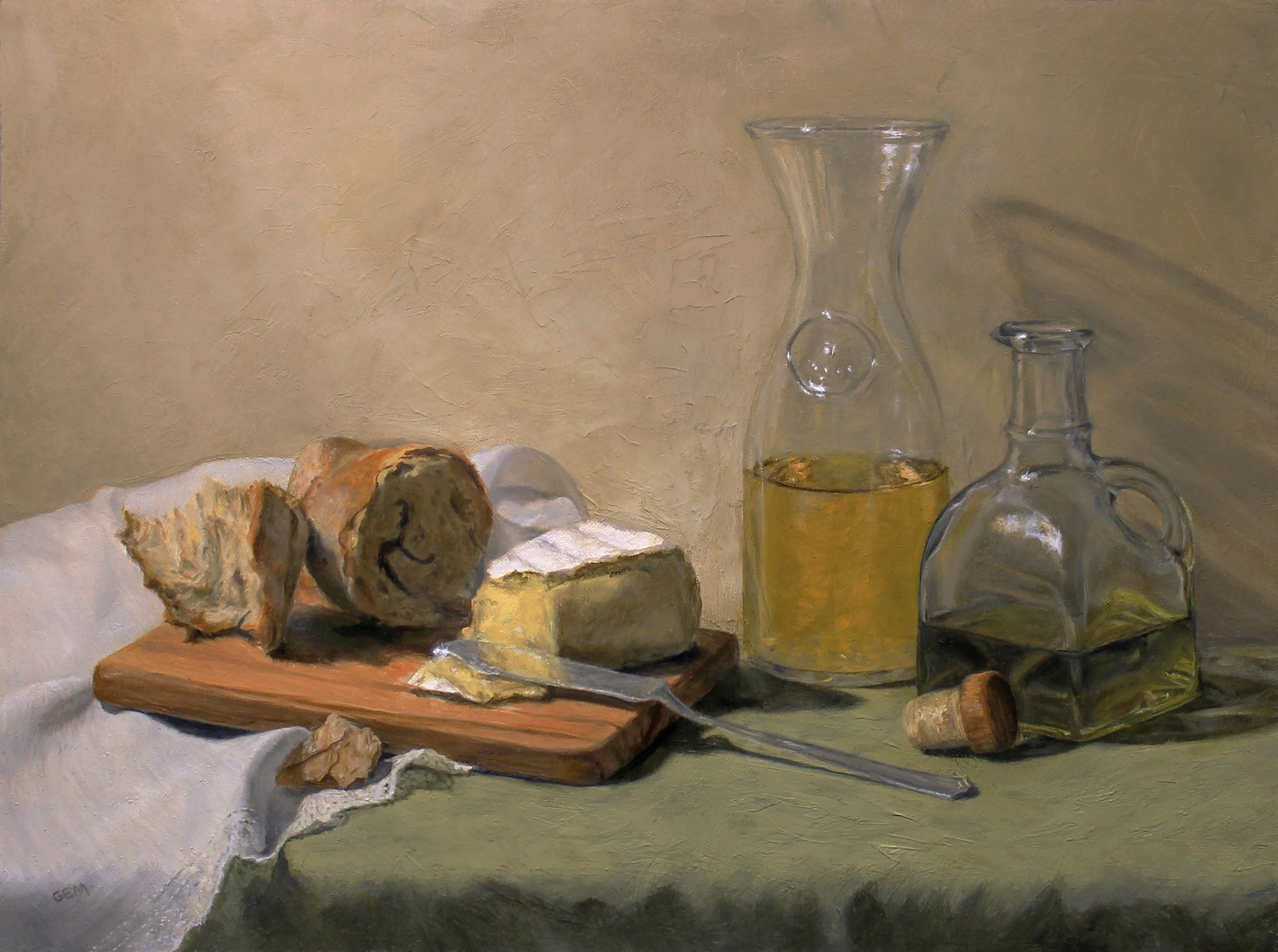 Bread, cheese, wine and olive oil.jpg