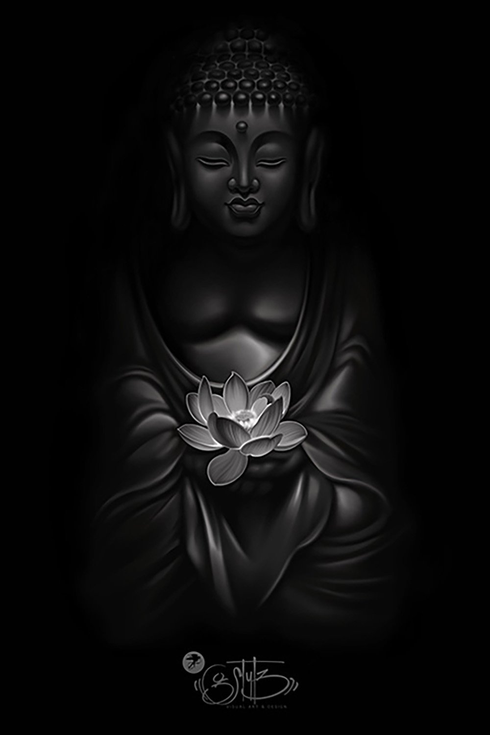 Buddha in light