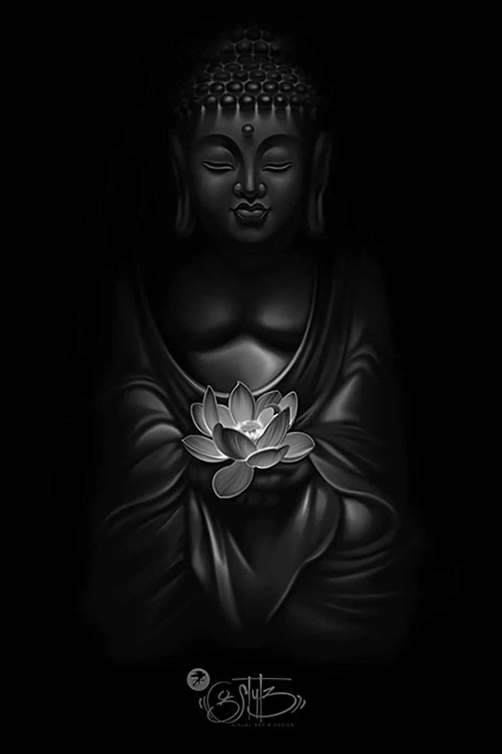 Buddha in light