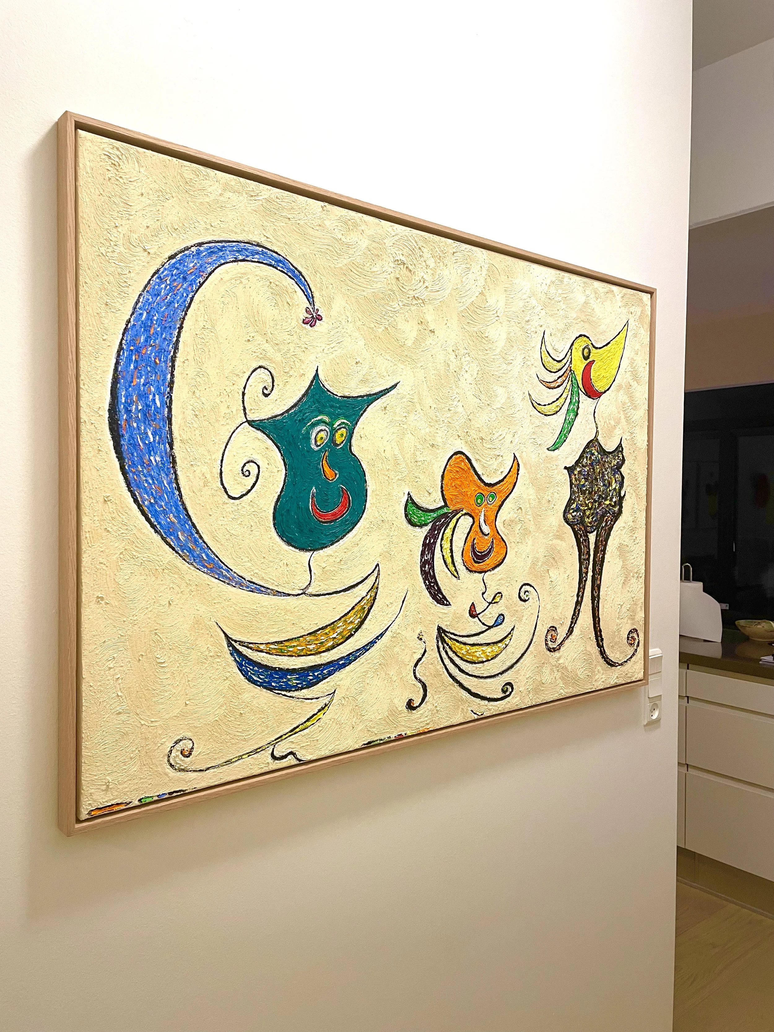  Happy trio Oil 130/90cm 2025