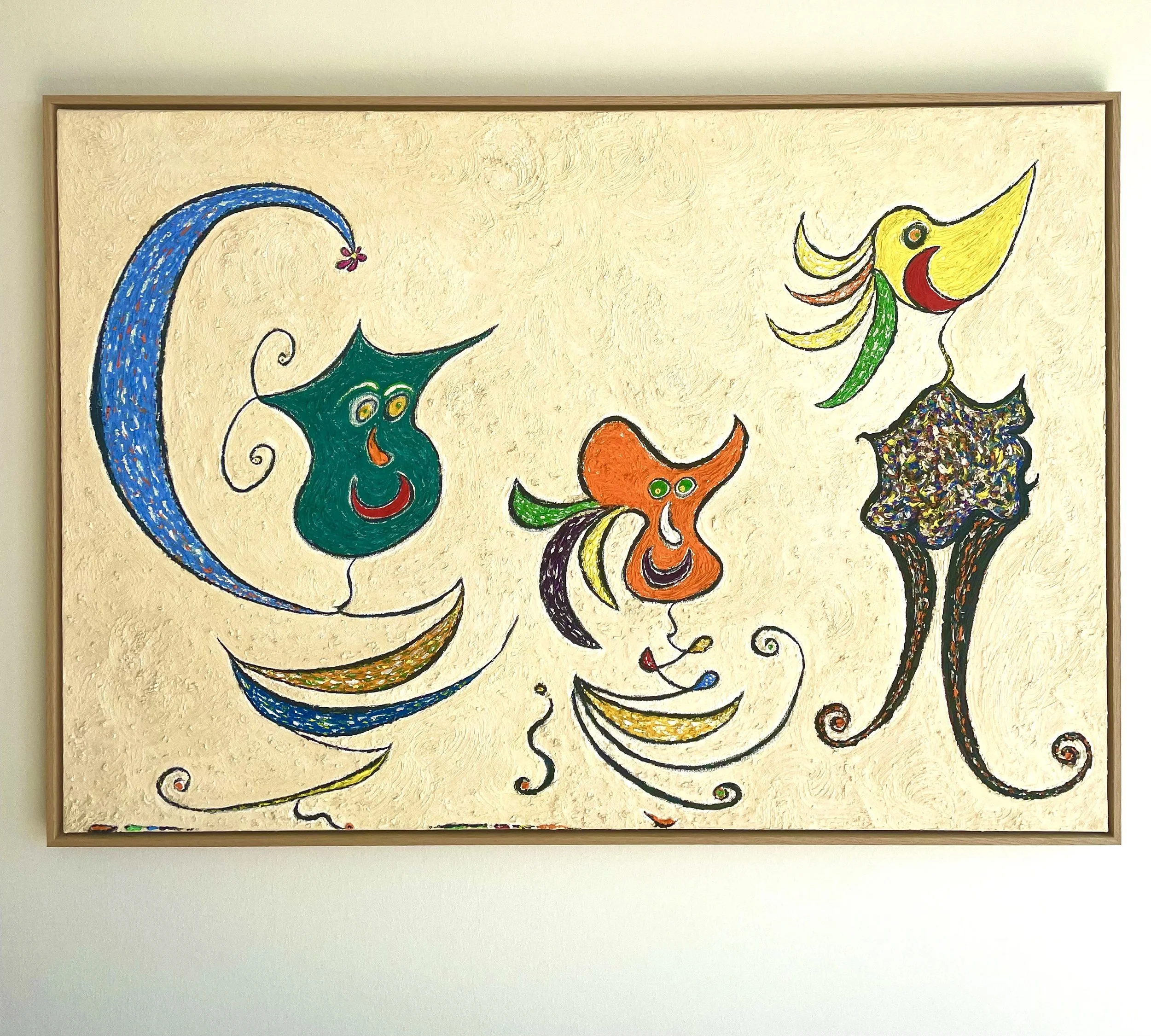 Twist and shout Oil on canvas 90/70cm 2025