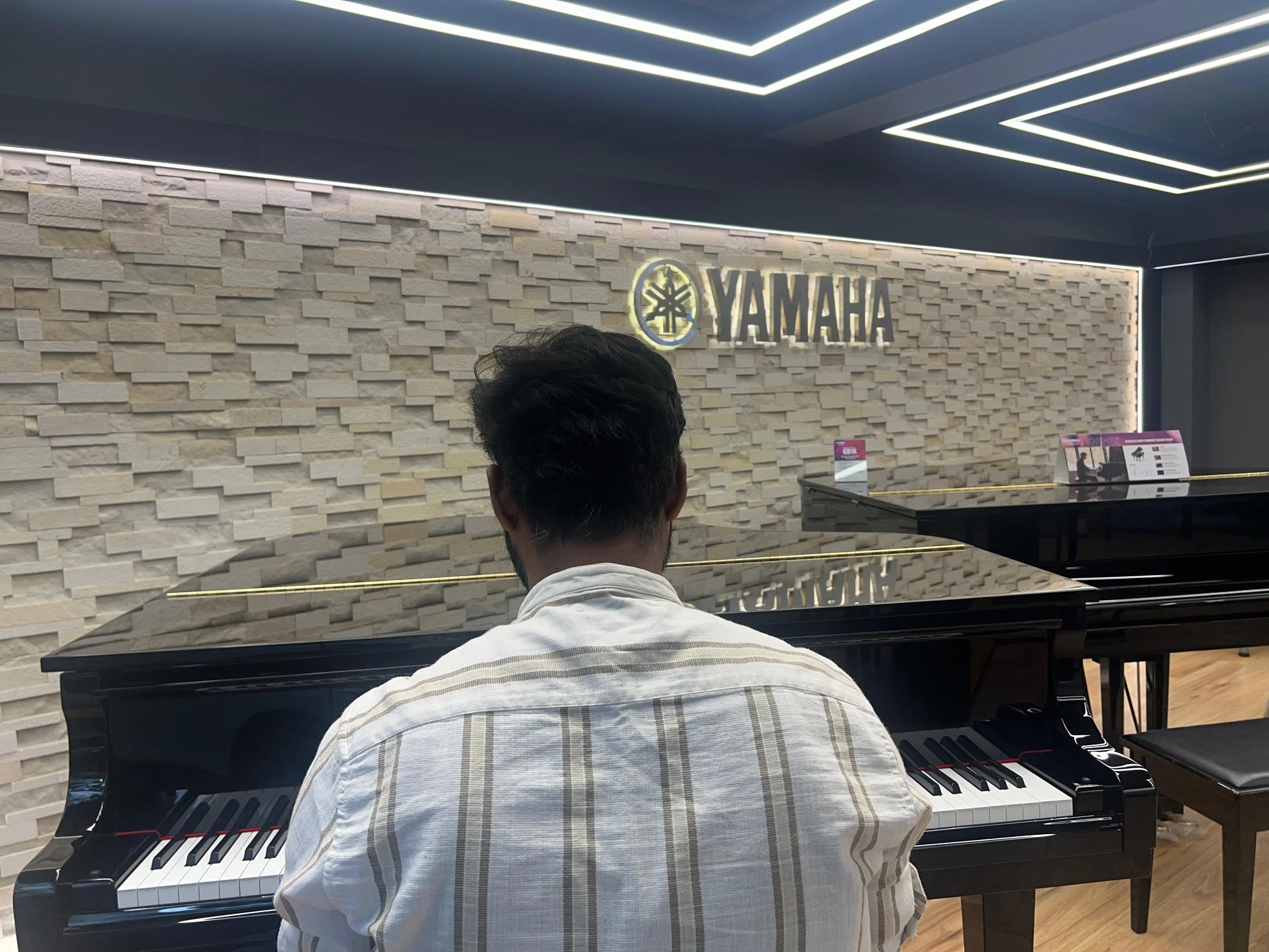  At Yamaha Showroom
