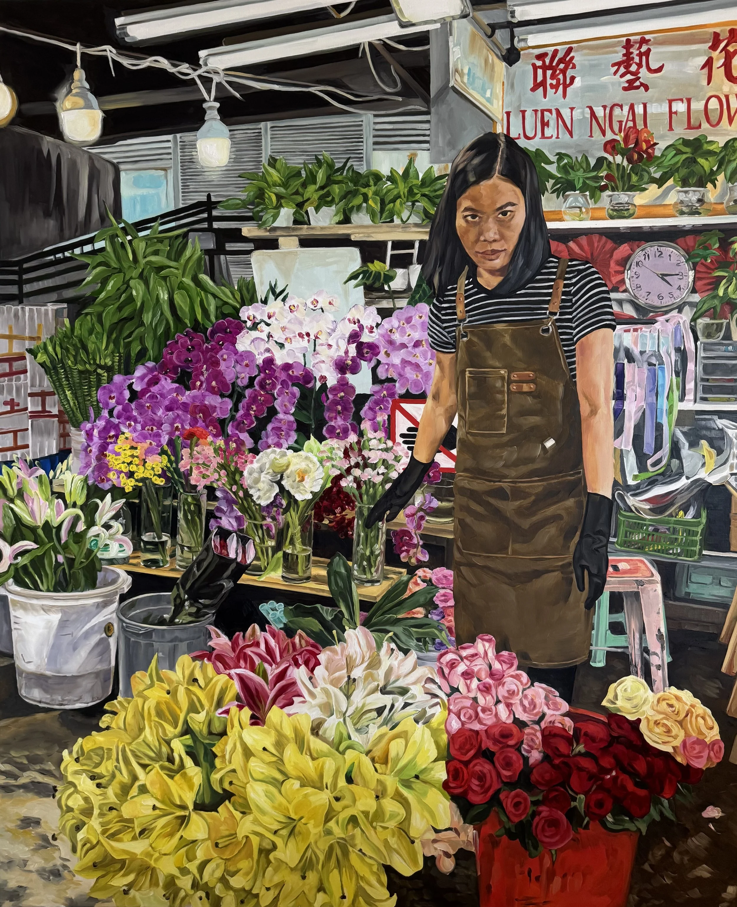  Girl at Flower Market, Tsim Sha Tsui