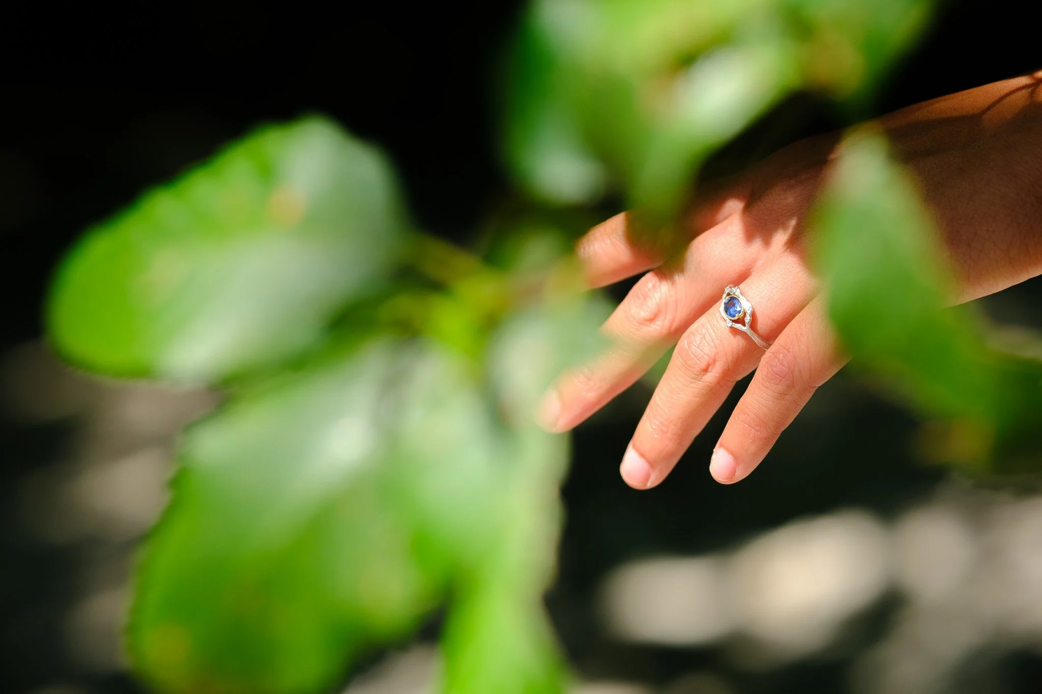 Custome work Paltium, 18K gold and reporoused sapphire.jpg