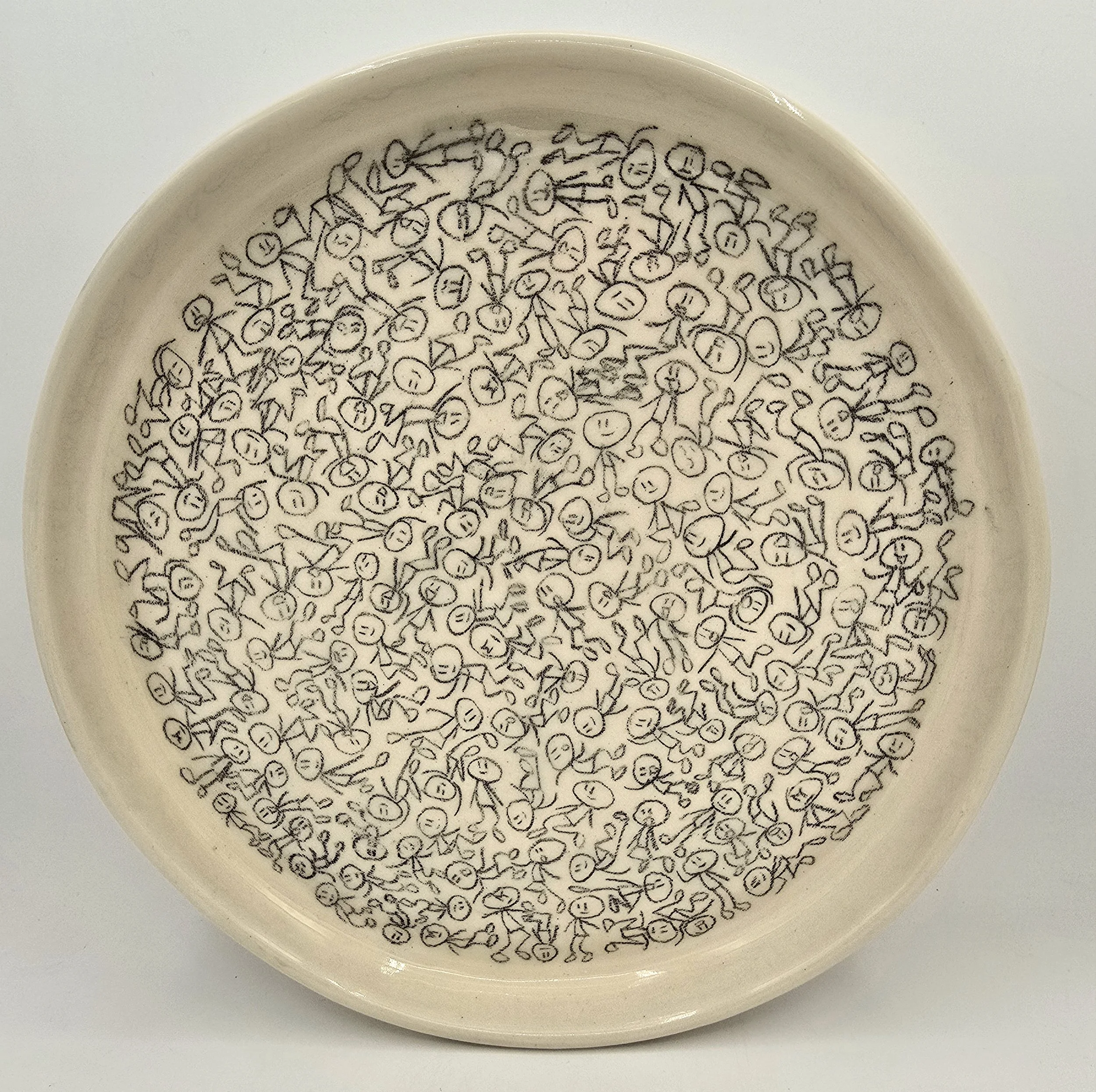 Large Bob Scribble Plate