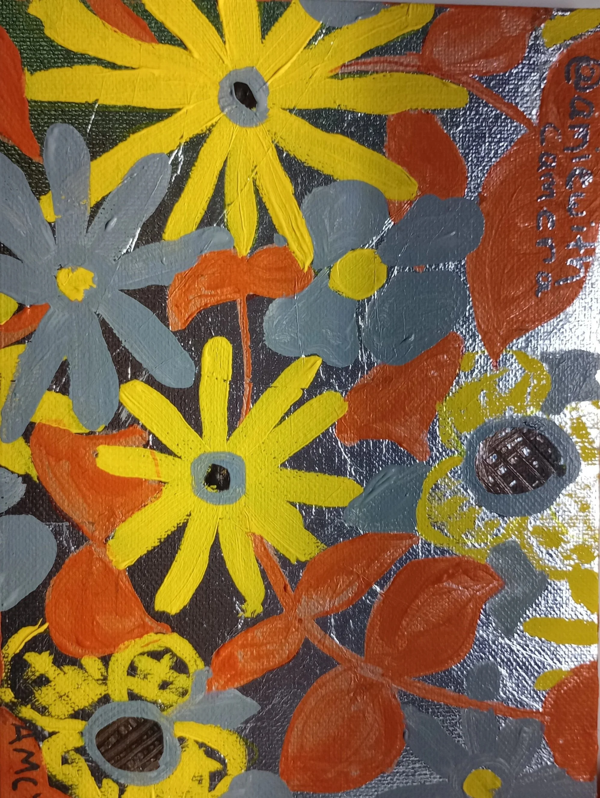 My Grandparents Perfect Foil Wallpapered Kitchen