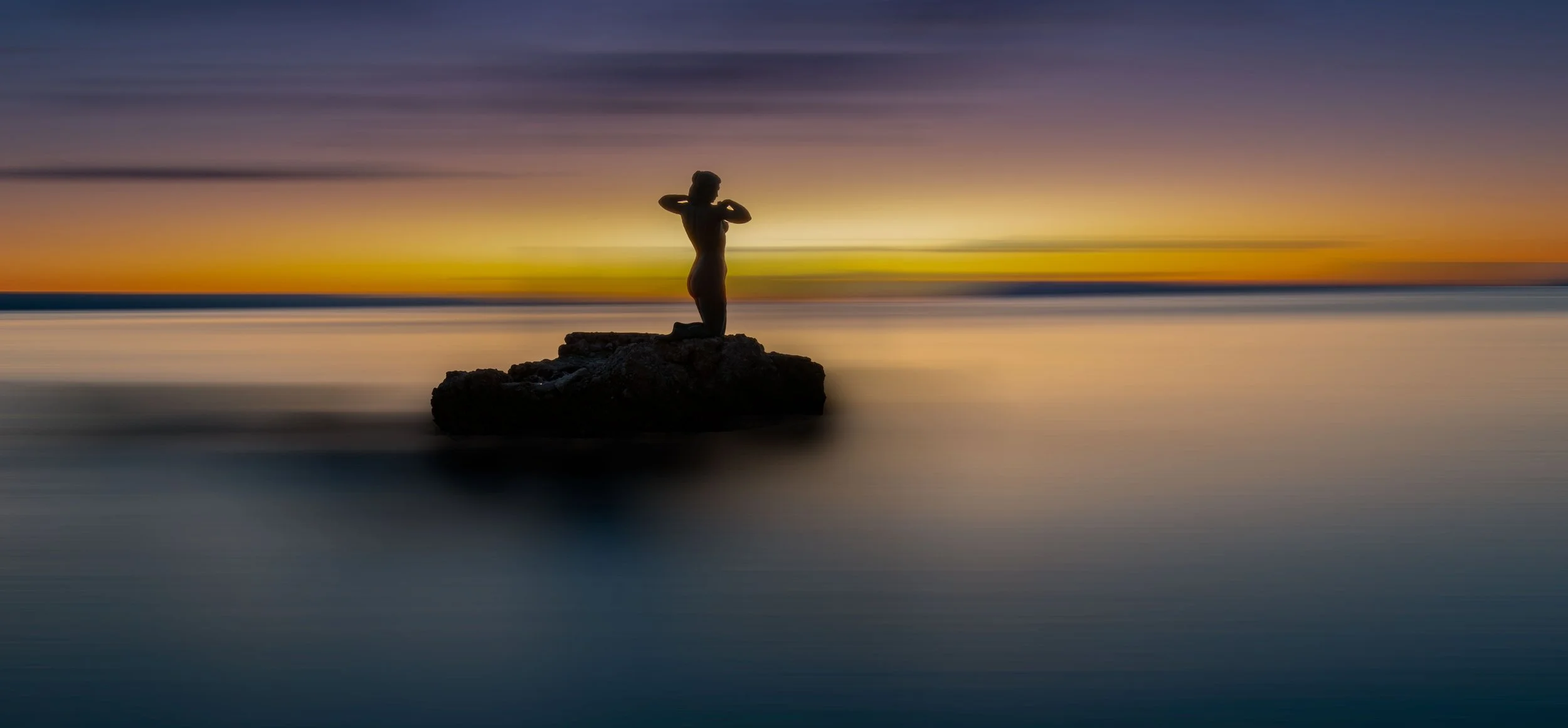 The sea goddess and sunset.jpg