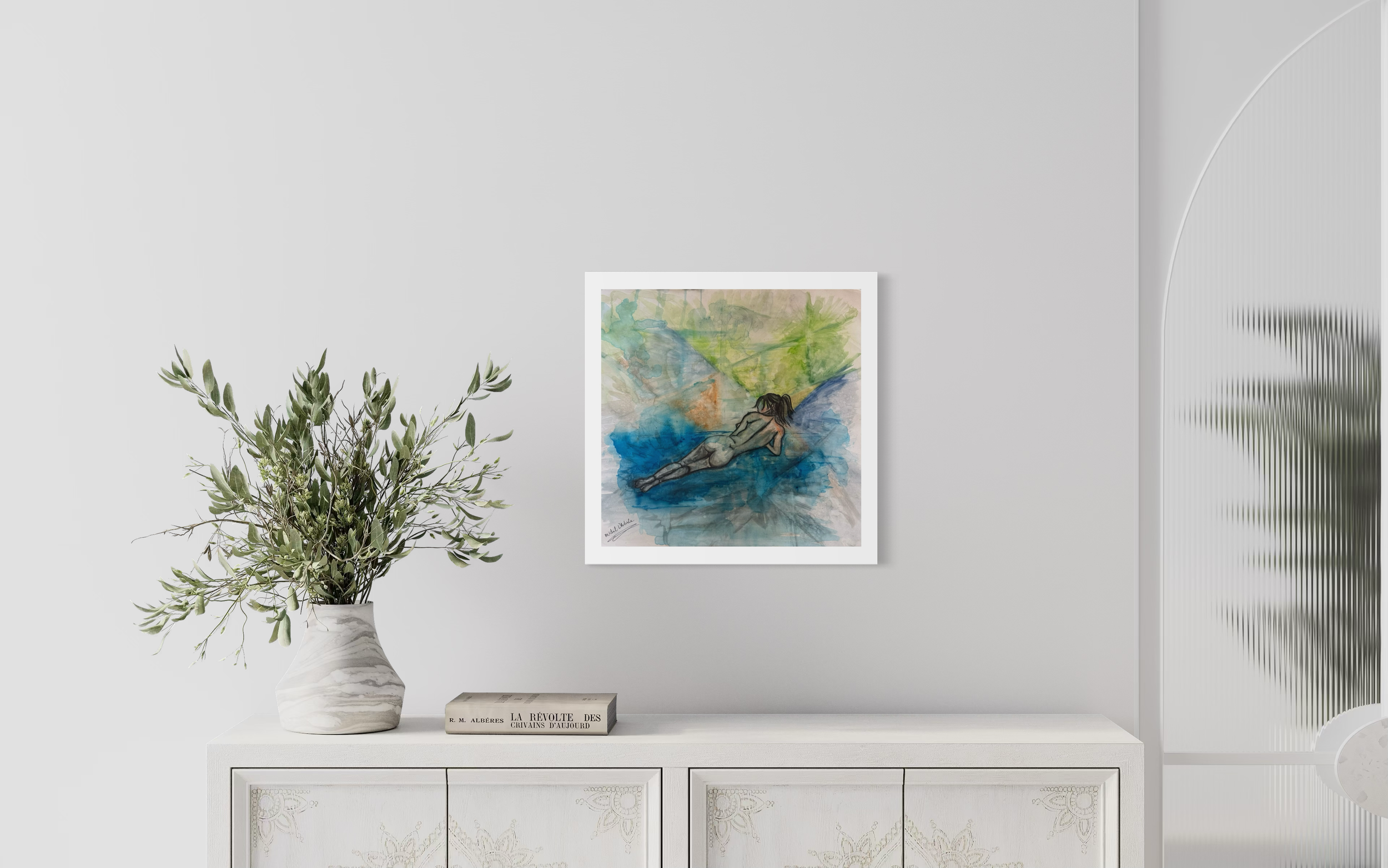 Limited Print of Drifting Into Her Own Tide Poster