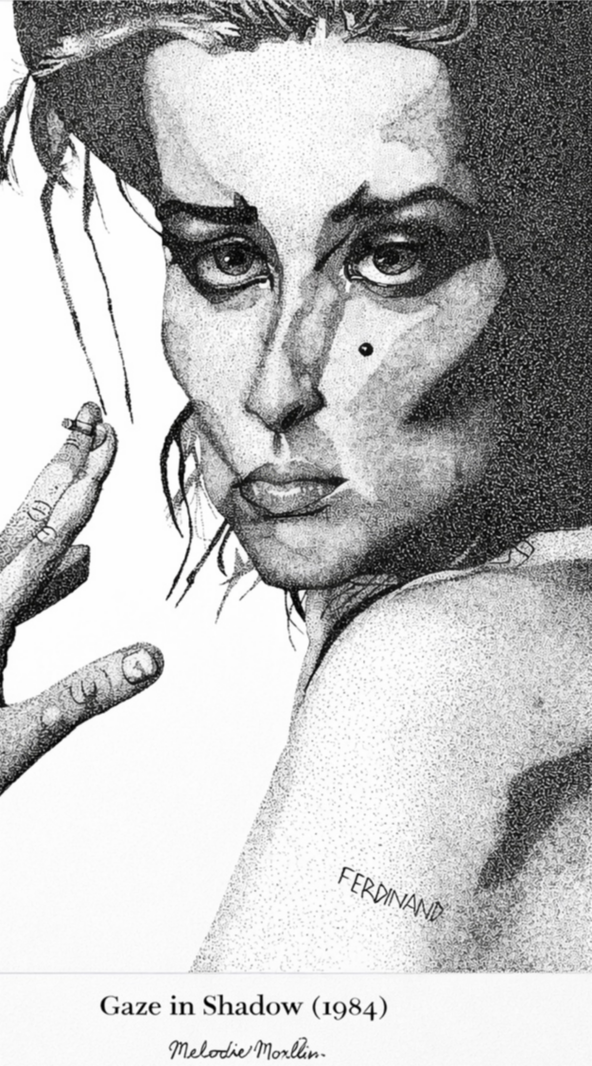  Gaze In Shadow Award Winning piece Piece 1984
