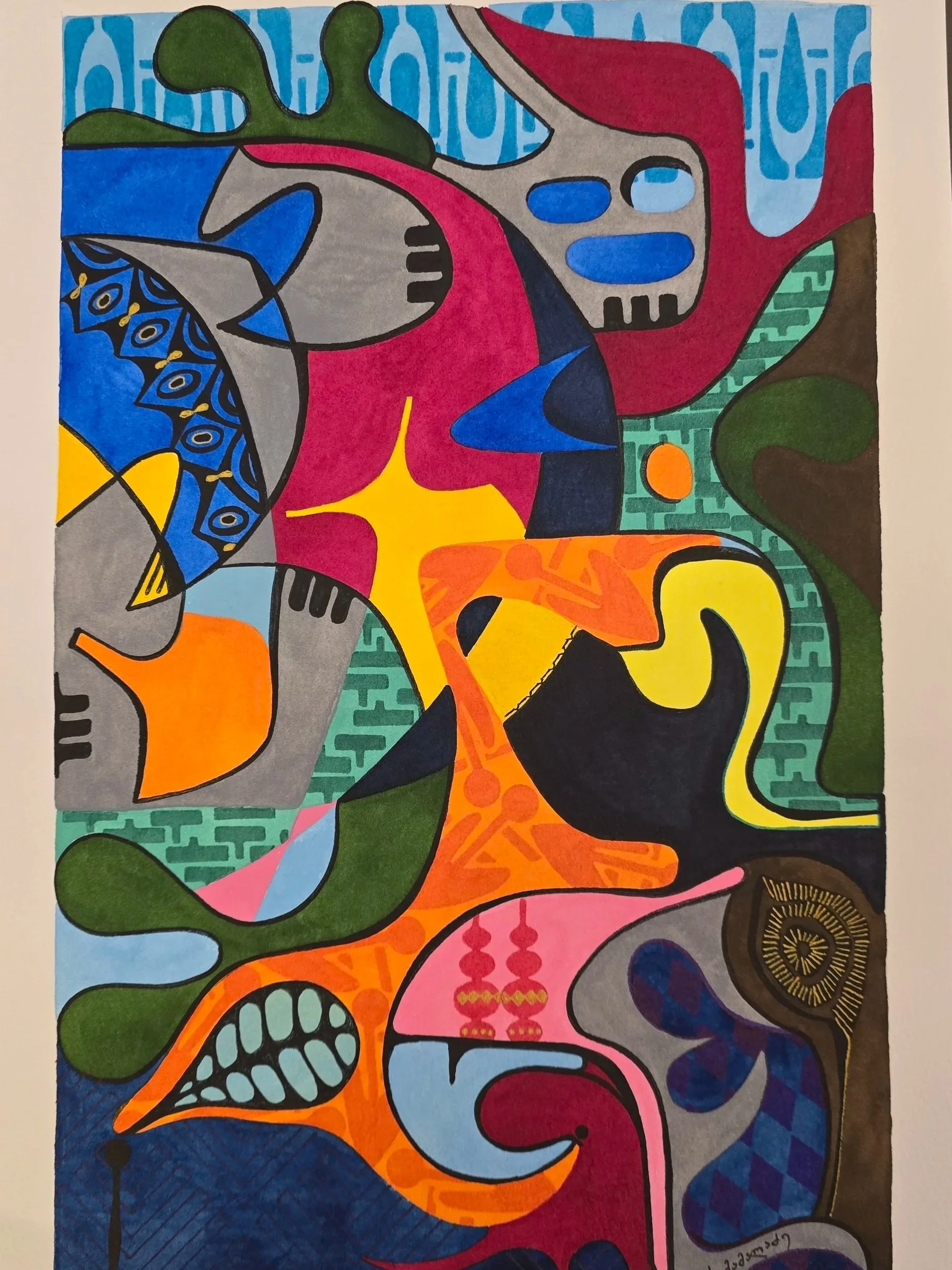  Fragments of dreams, watercolor, 26cm x 38cm