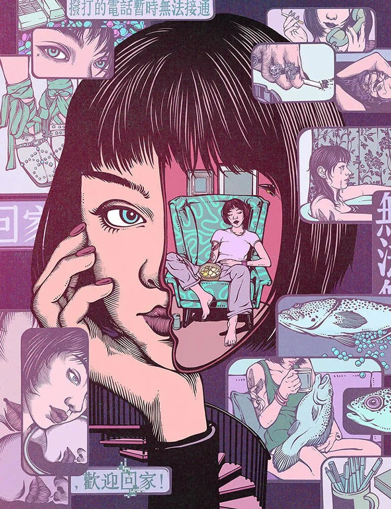 What’s in a girl’s head, Daily LifeDigial Painting-11.5x15 inches-2023.jpg