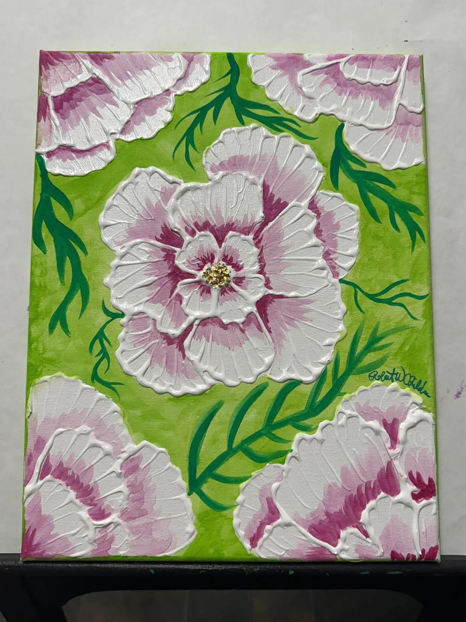 Painted Puff Blossom