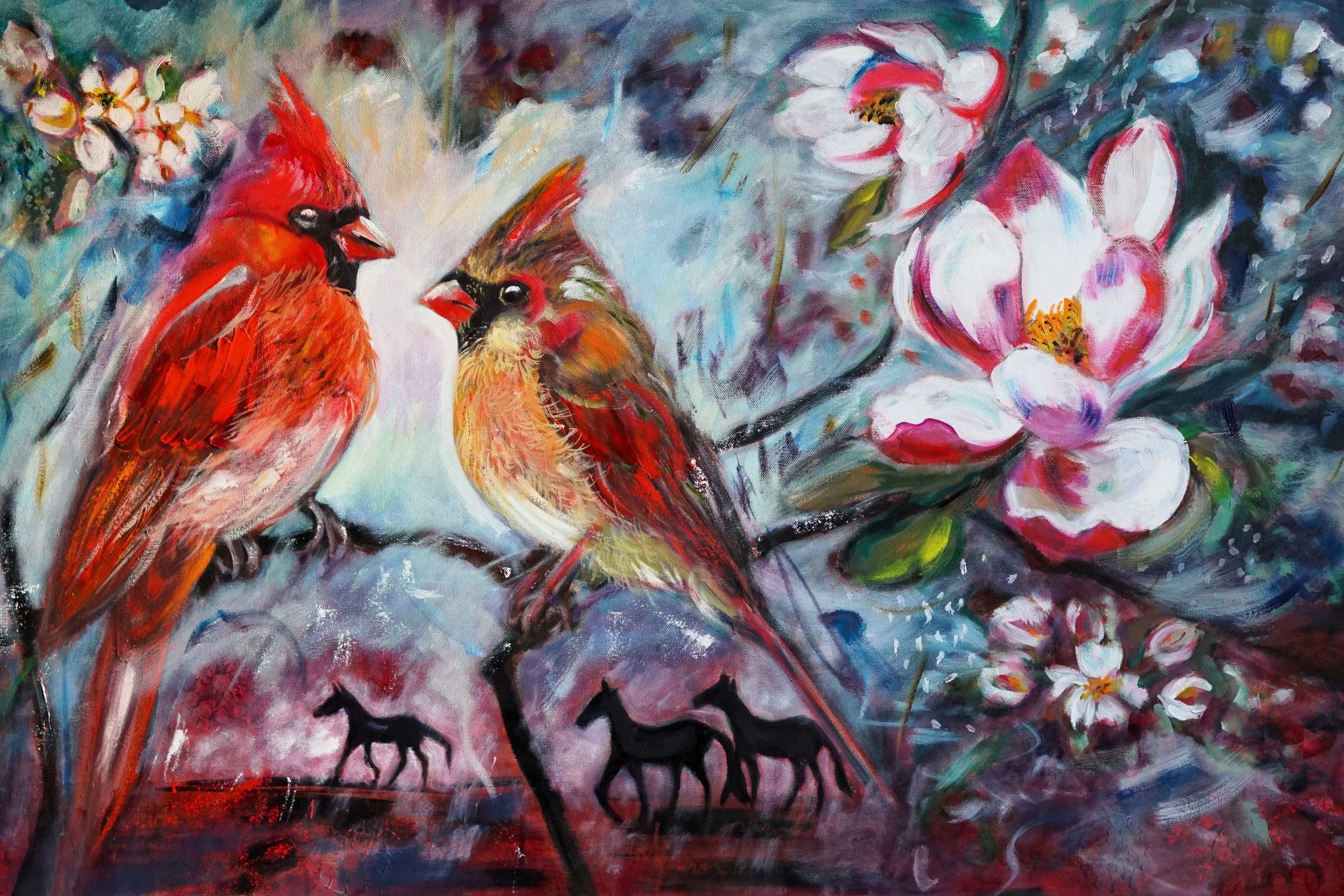  Love Still Visits - Original painting
