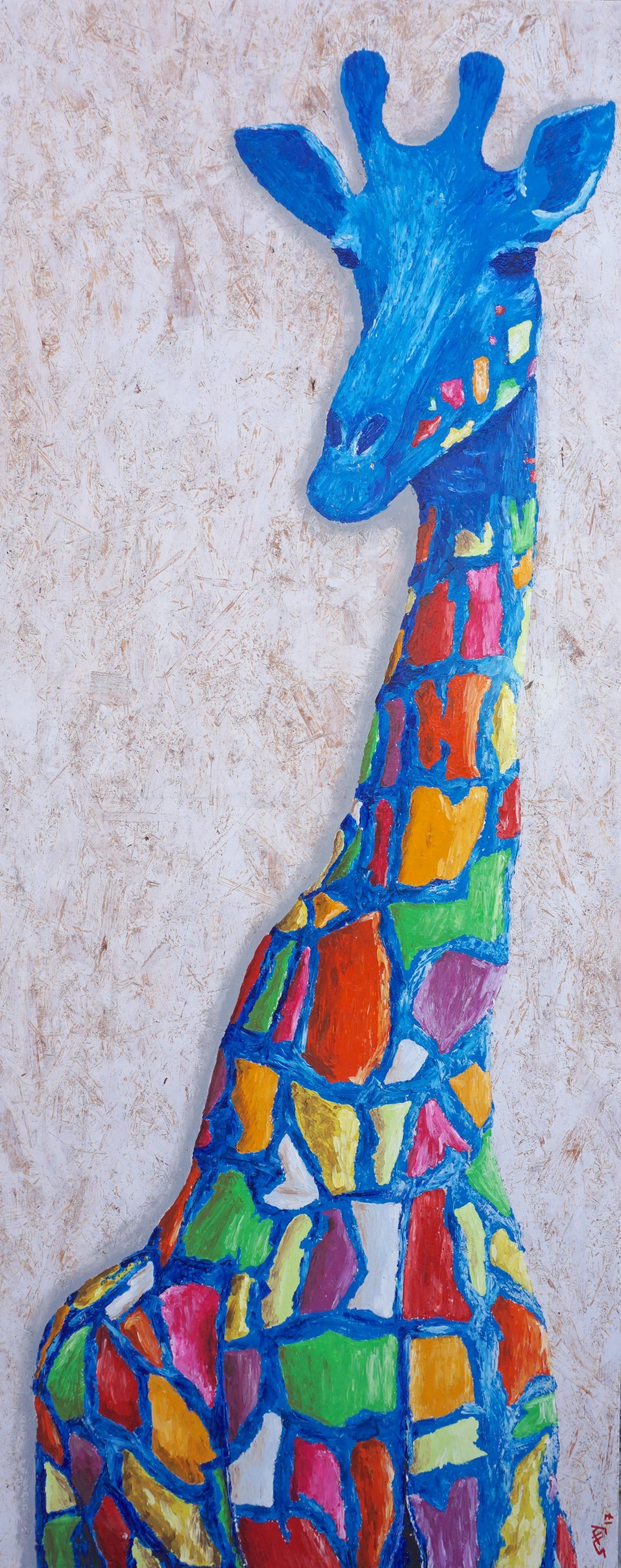 Blue Giraffe