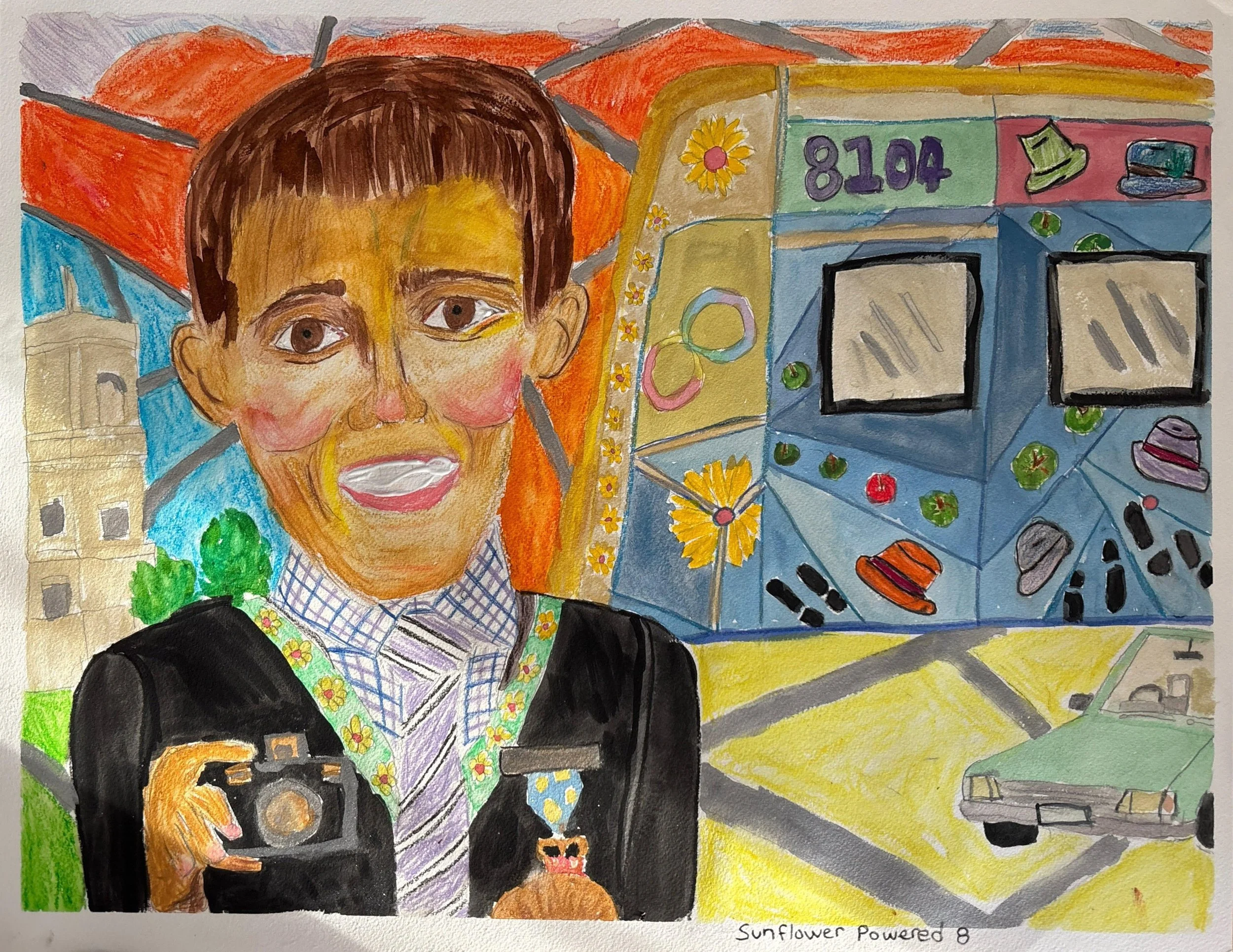 Daniel Giles - Advocate - Speaking Insights Medium: Watercolour painting Year: 2026 Size: 46.5H x 61.5