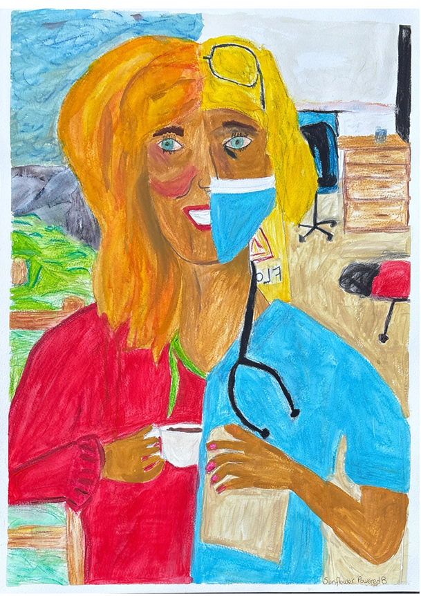 The Power of Change Medium: Watercolour  Year: 2026 Size: 76.5H x 56.5W