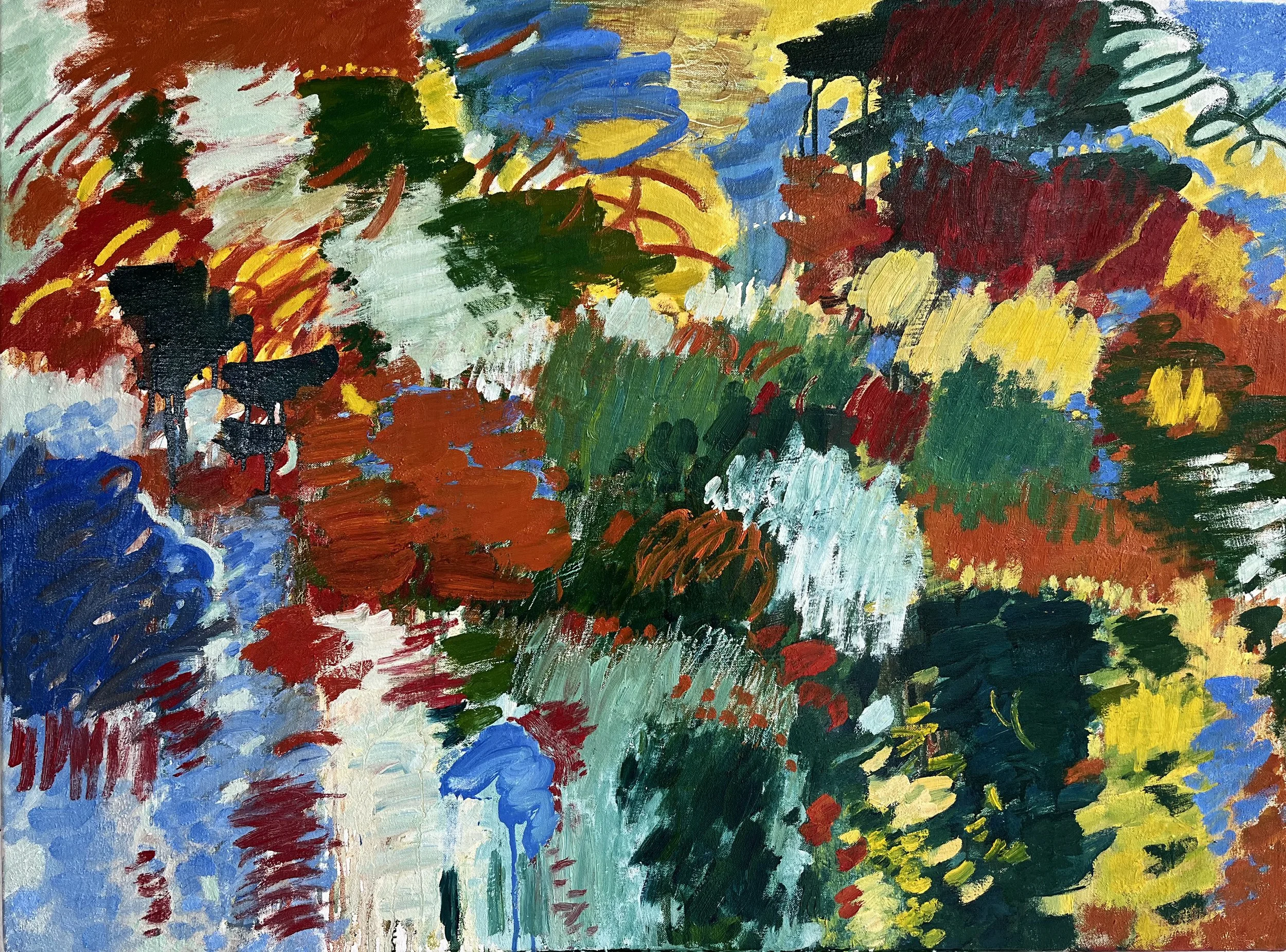 "Sleepwalking Ballad" 31 X 41" oil on canvas 2026