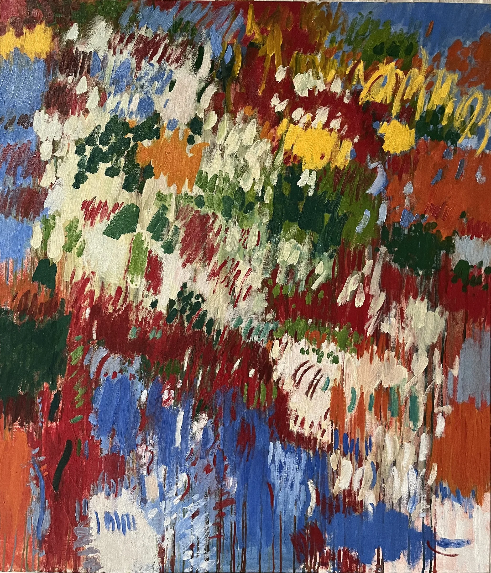  "July Heat" 46 X 40" oil on canvas 2026