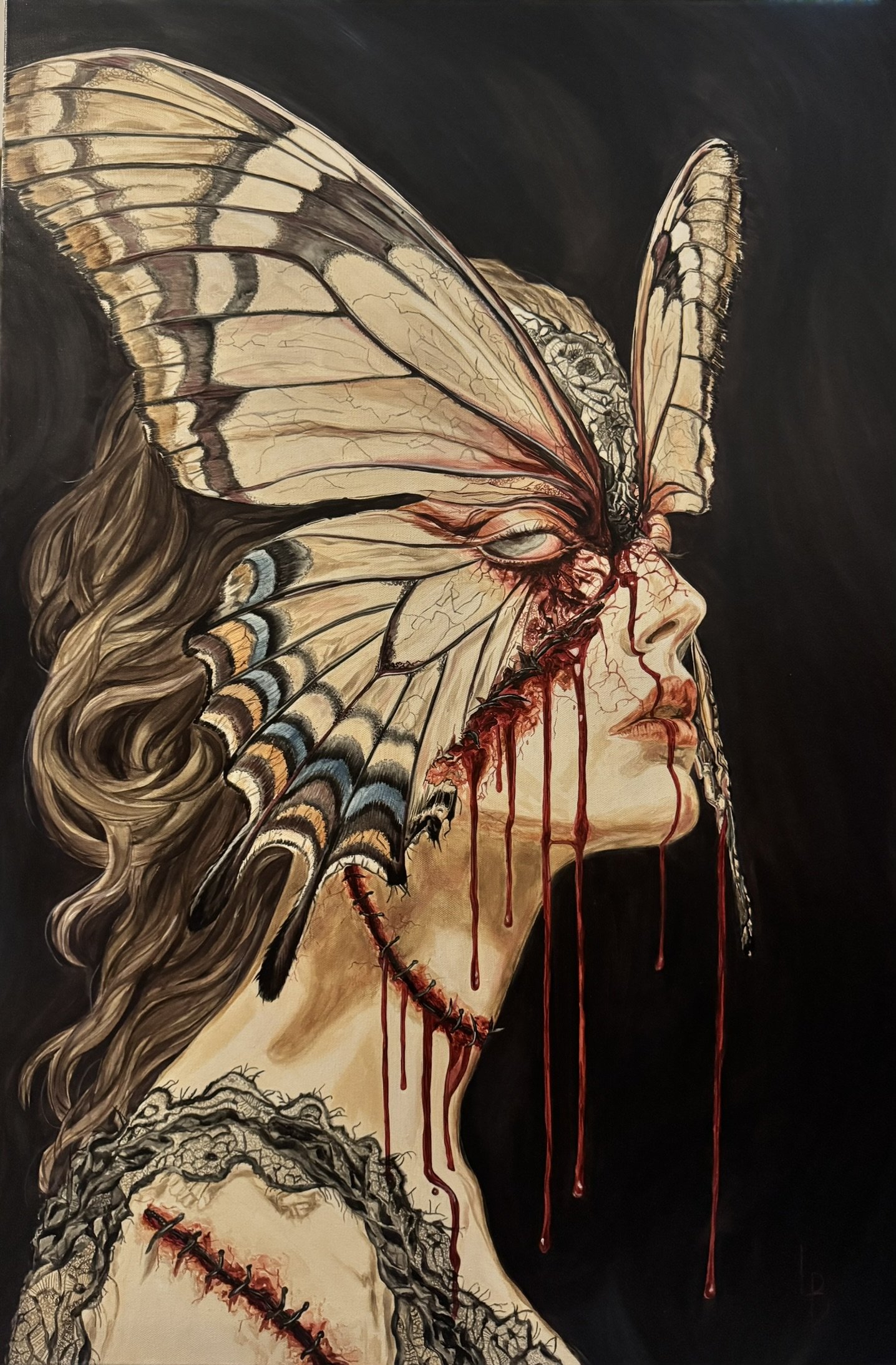"Cursed Beauty" 24x36 in.