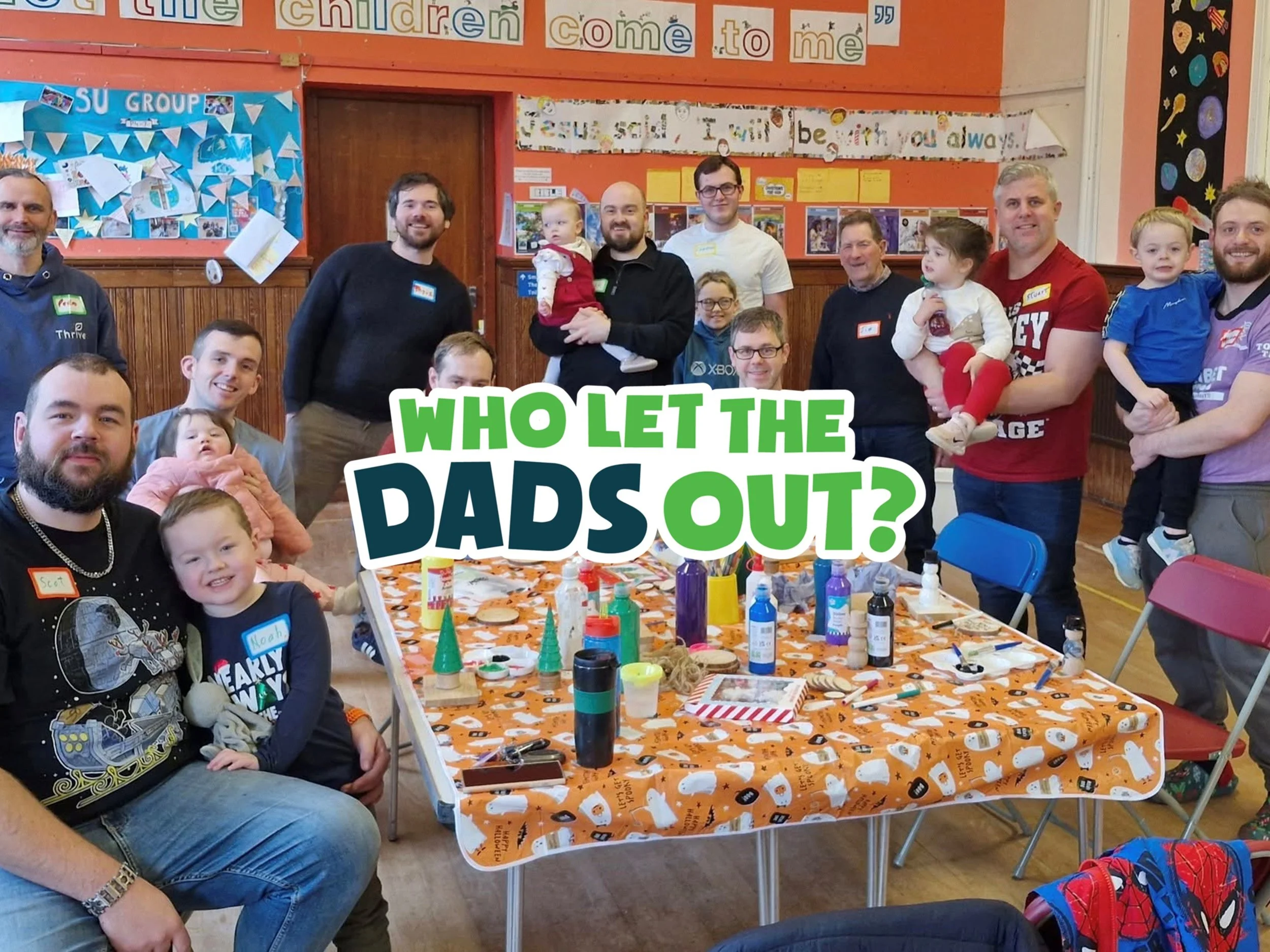 Who Let The Dads Out activities for dads, father-figures and their kids!