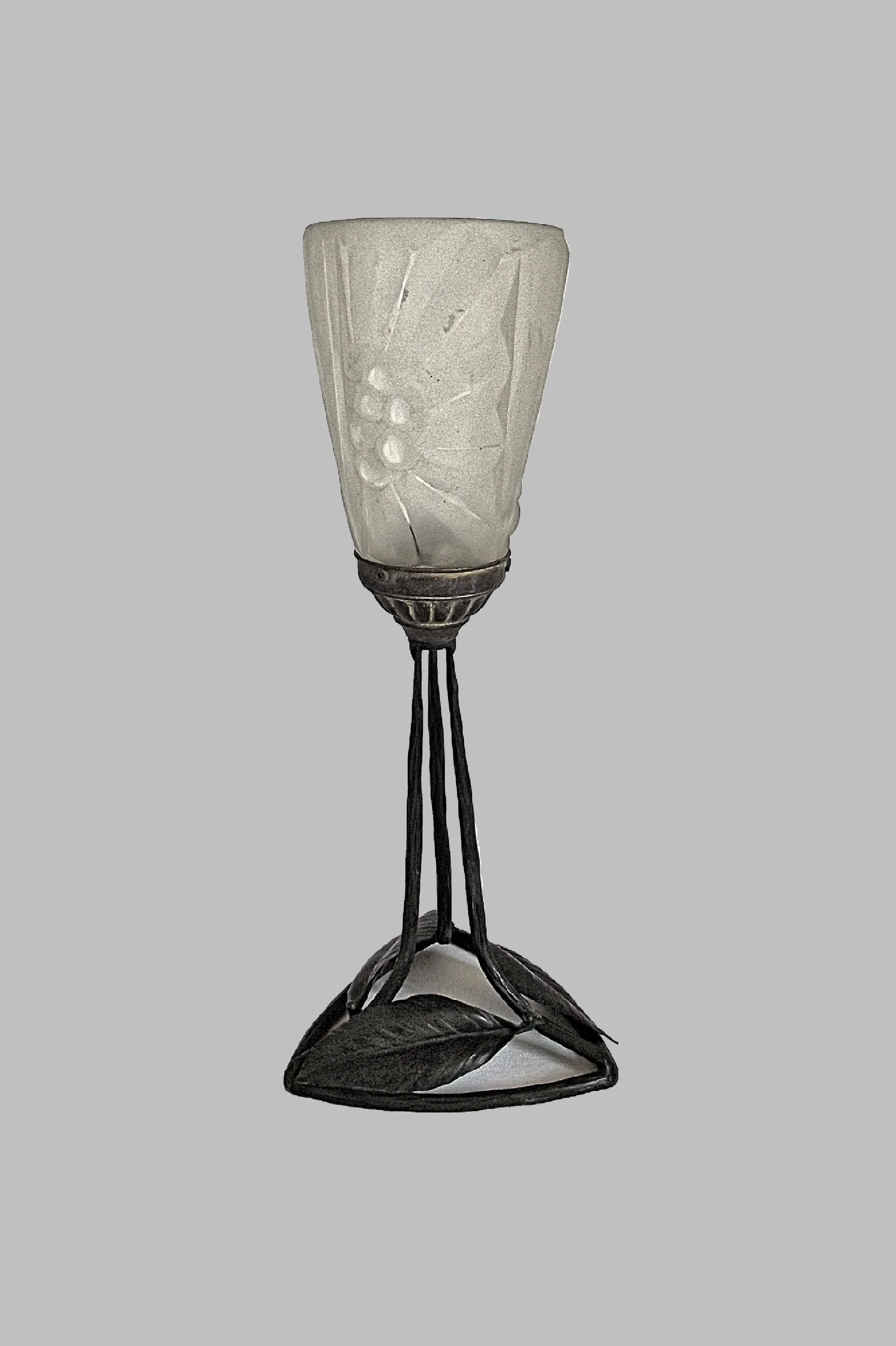 Large Art Deco lamp 38cm tall pure vintage France 1930s