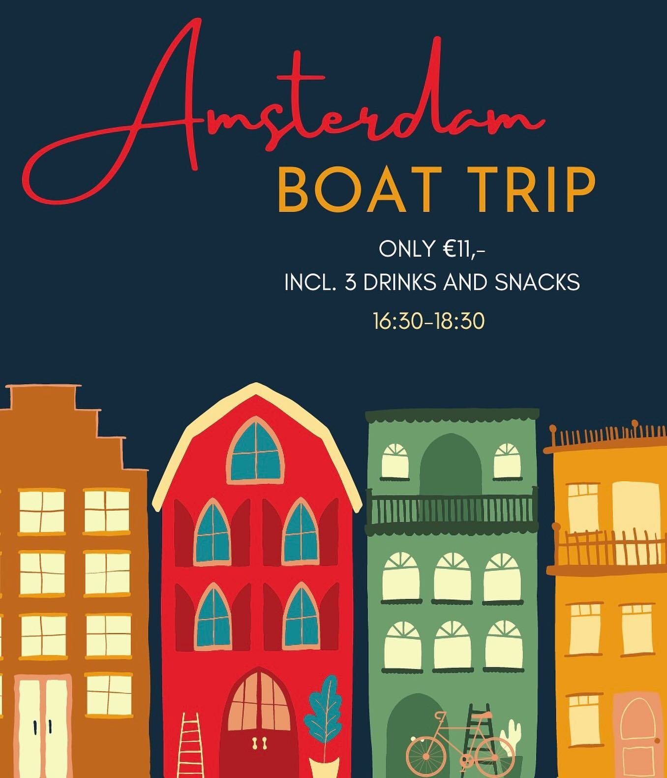 The wind blowing through your hair, the sound of water&hellip; it&rsquo;s another boat tour! The excursion committee is organising a boat tour on the 17th of May to enjoy the nice weather, each others company and forget about the stressful life of a 