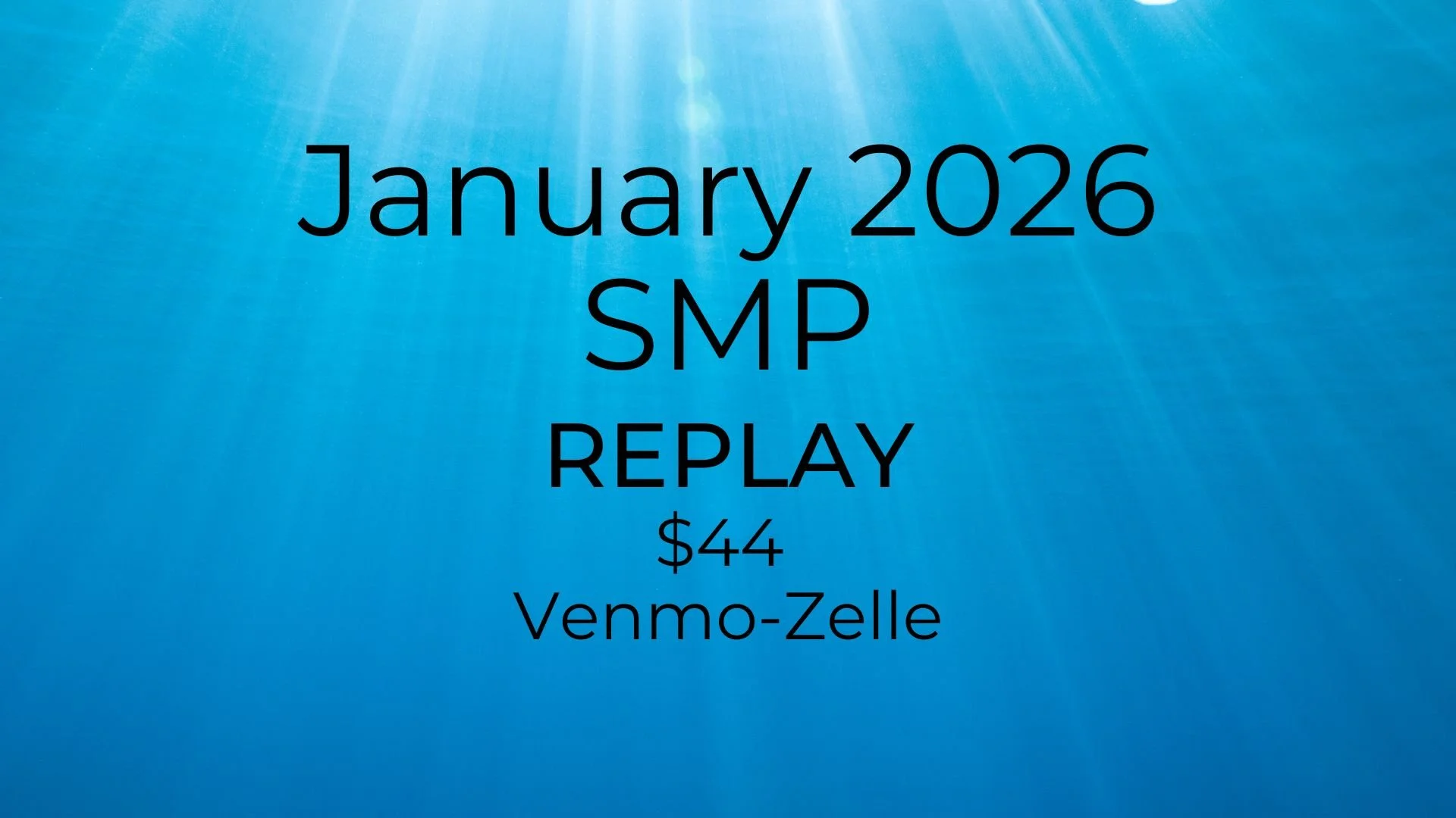 January 2026's Spiritual Maintenance Plan REPLAY - $44 - Venmo-Zelle (This is NOT a free Replay)