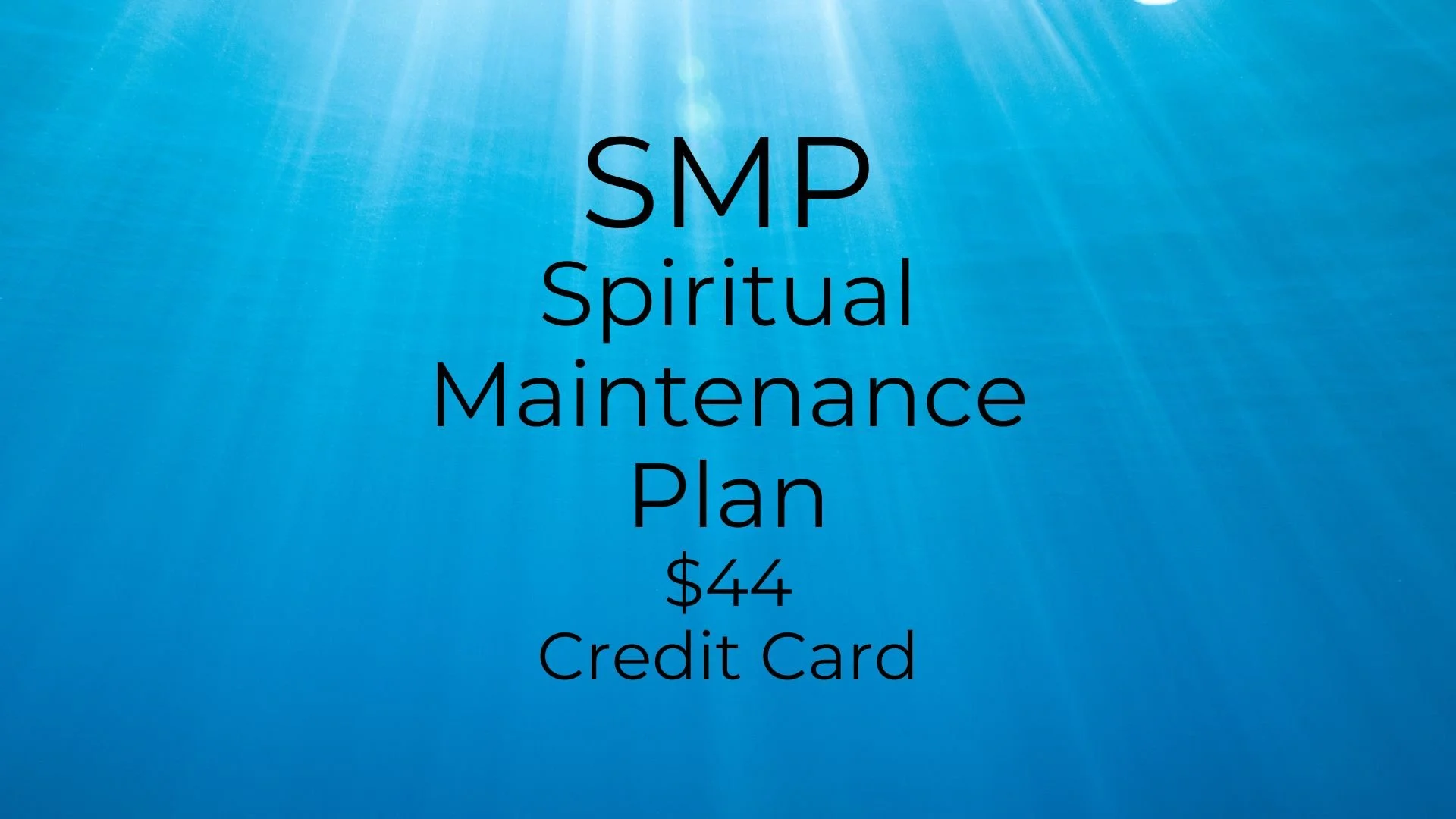 Spiritual Maintenance Plan - March 2026 - $44 - Credit Card